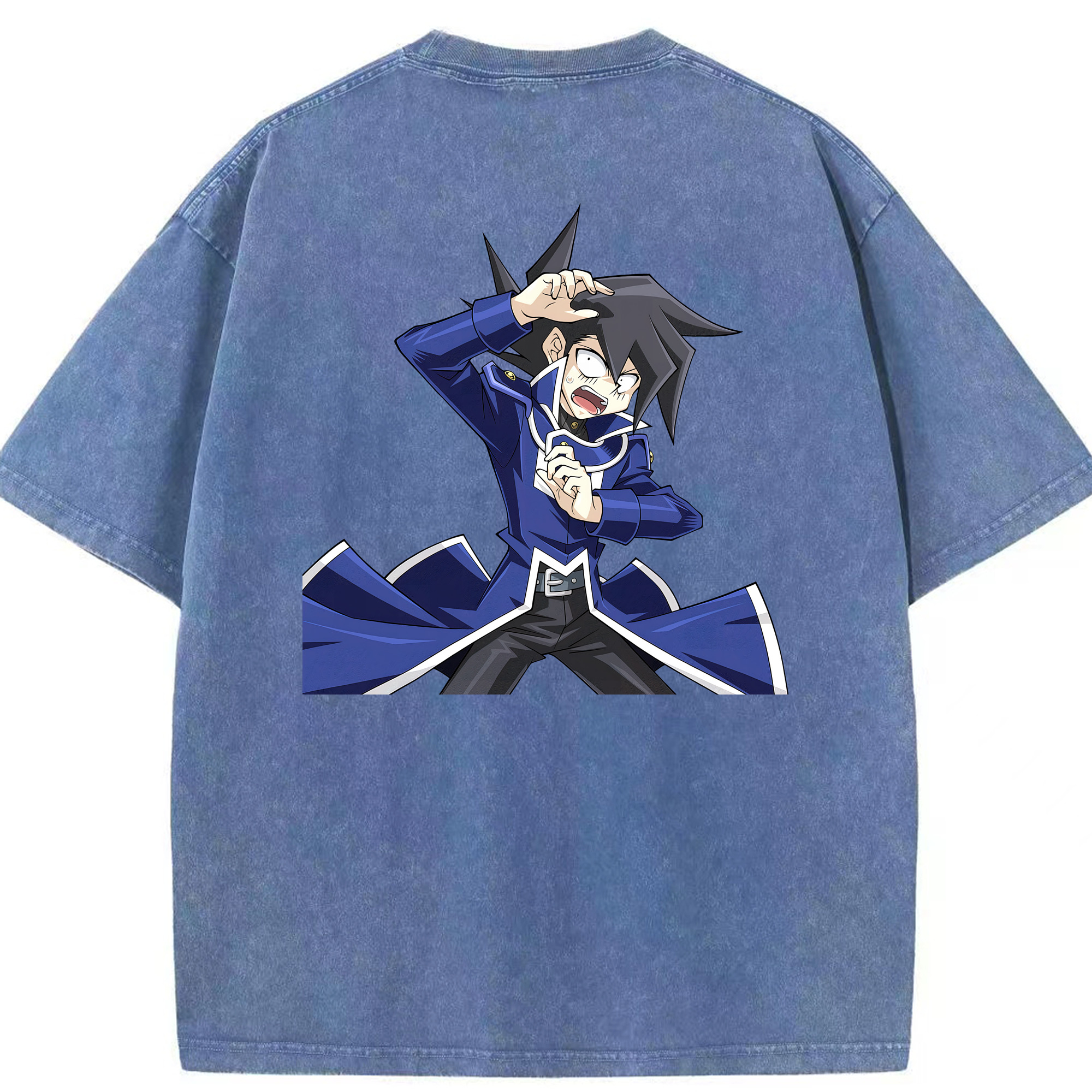 （画像用） 遊☆戯☆王 Yu-Gi-Oh! 綿100% ヴィンテージ風 半袖Tシャツ（背面プリント）