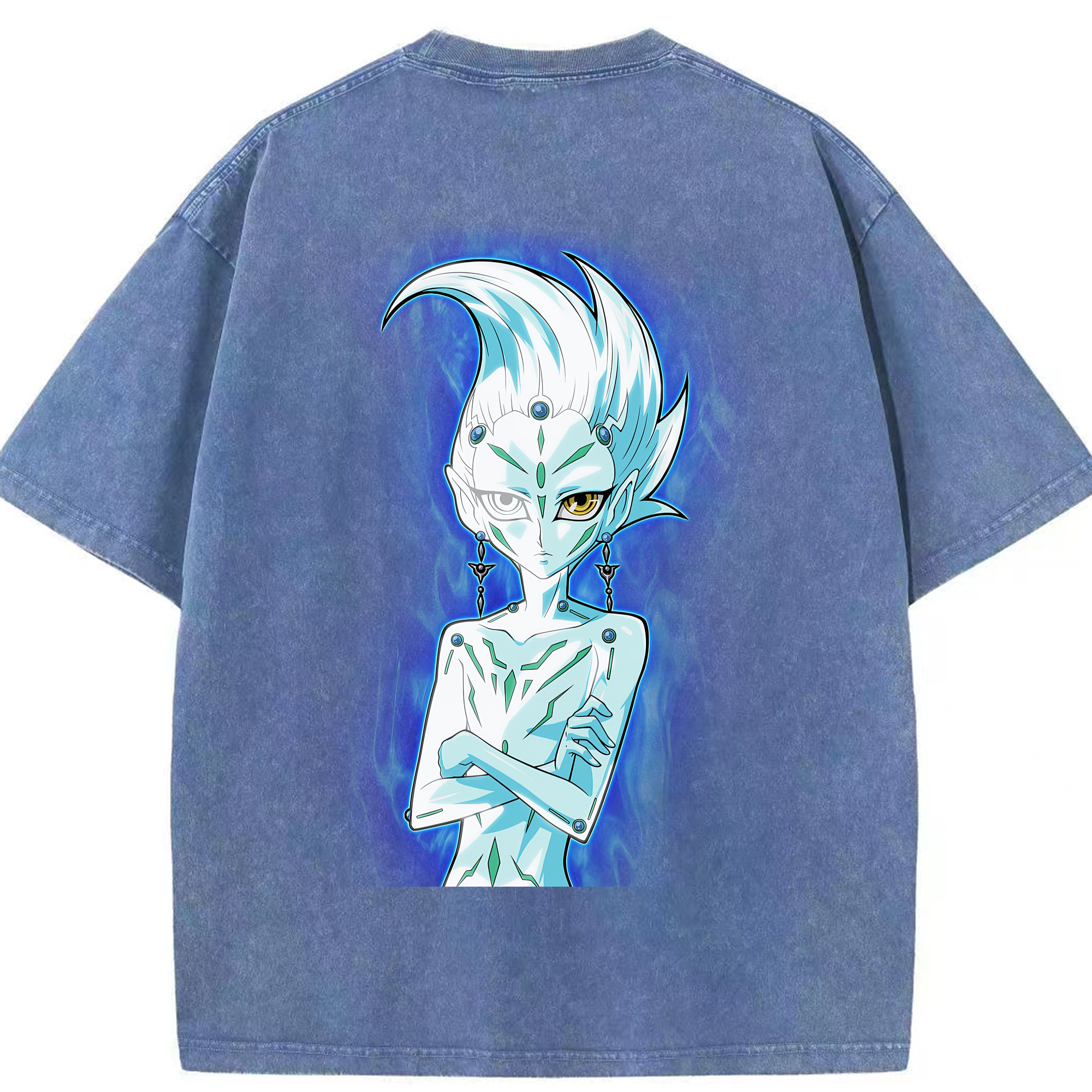 （画像用） 遊☆戯☆王 Yu-Gi-Oh! 綿100% ヴィンテージ風 半袖Tシャツ（背面プリント）