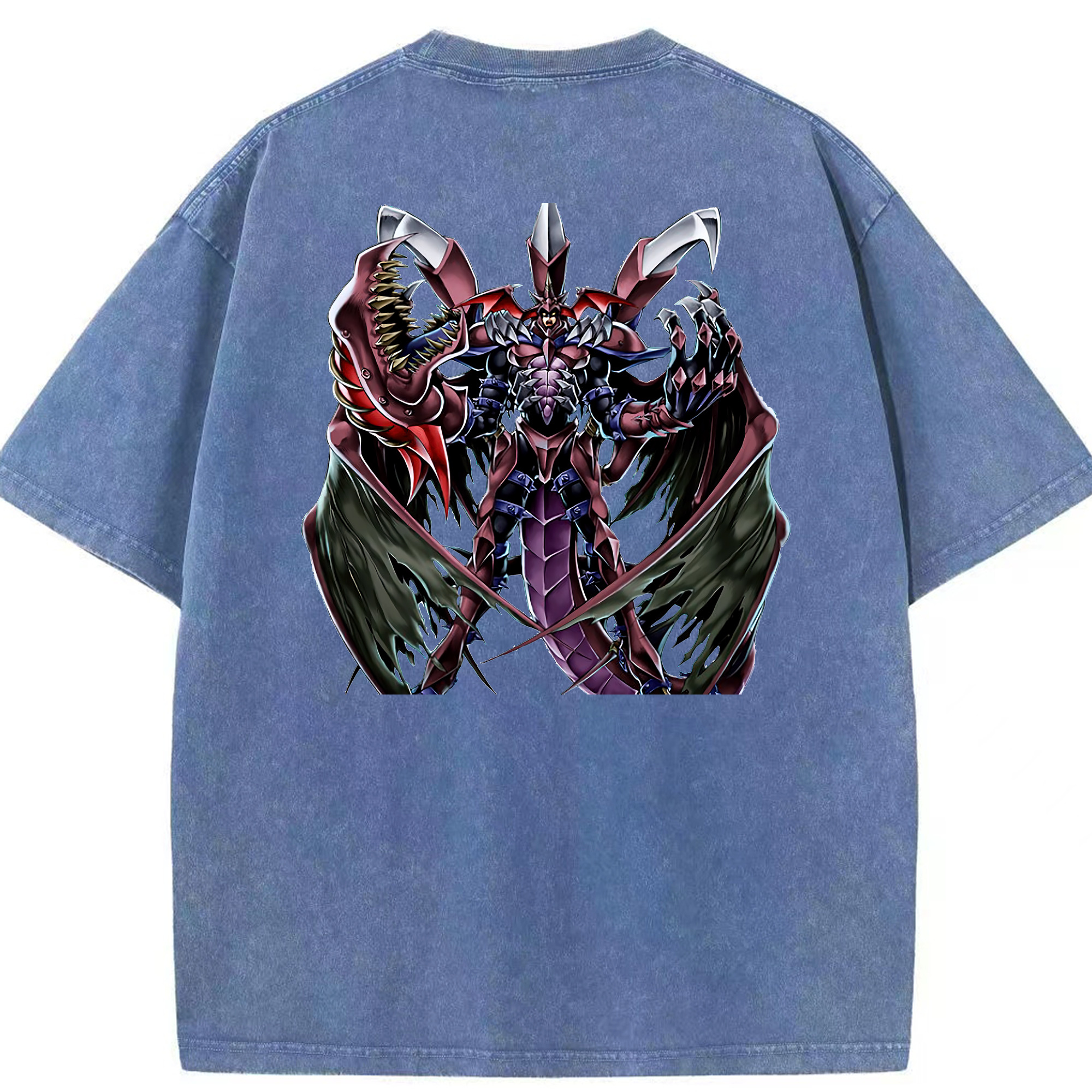 （画像用） 遊☆戯☆王 Yu-Gi-Oh! 綿100% ヴィンテージ風 半袖Tシャツ（背面プリント）