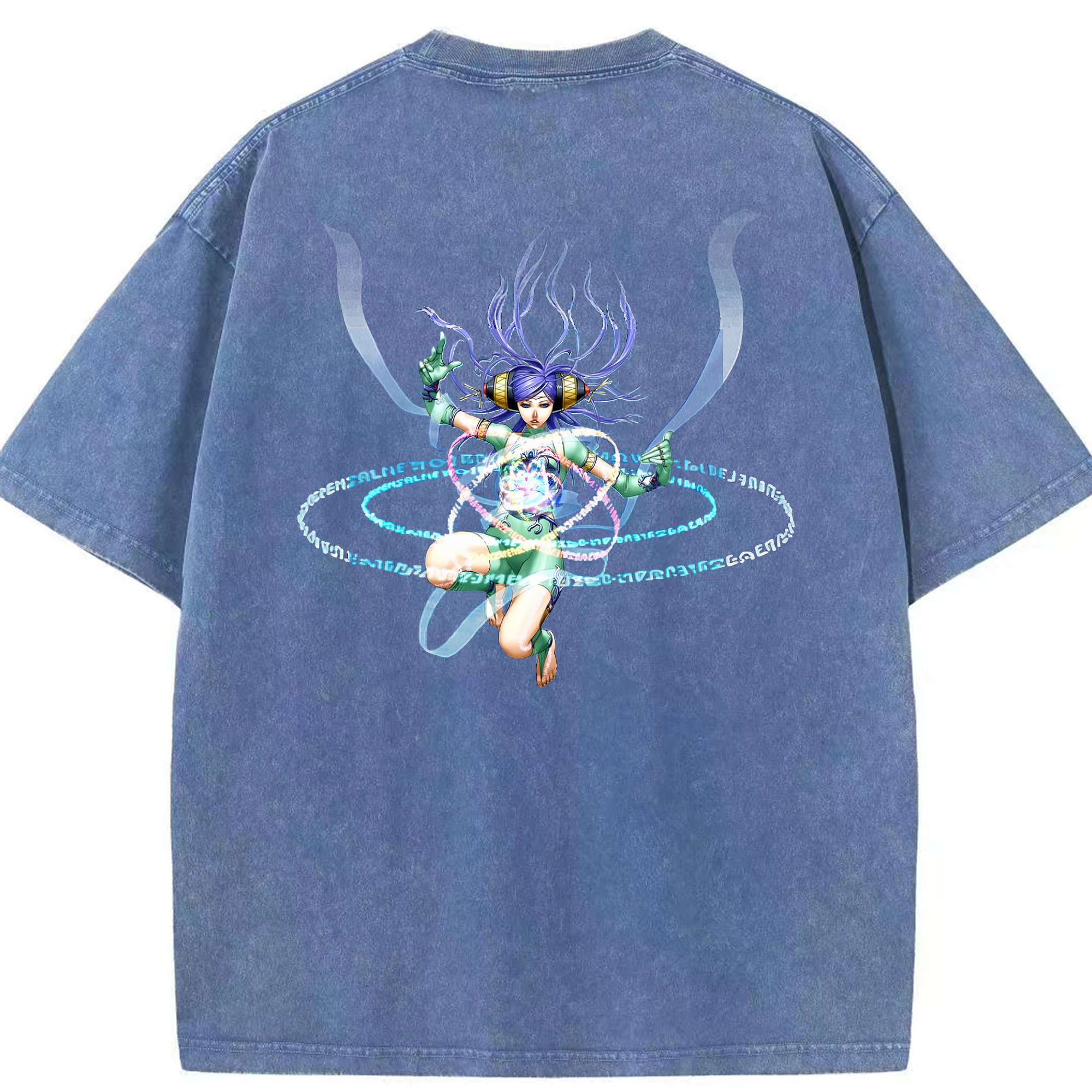 （画像用） 遊☆戯☆王 Yu-Gi-Oh! 綿100% ヴィンテージ風 半袖Tシャツ（背面プリント）