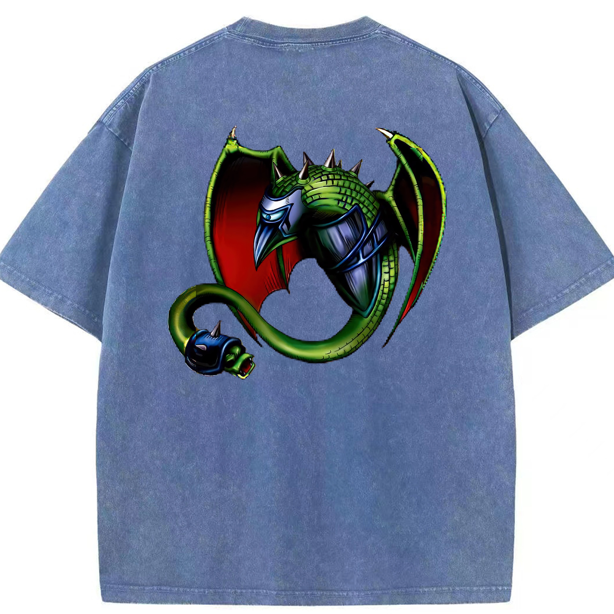 （画像用） 遊☆戯☆王 Yu-Gi-Oh! 綿100% ヴィンテージ風 半袖Tシャツ（背面プリント）