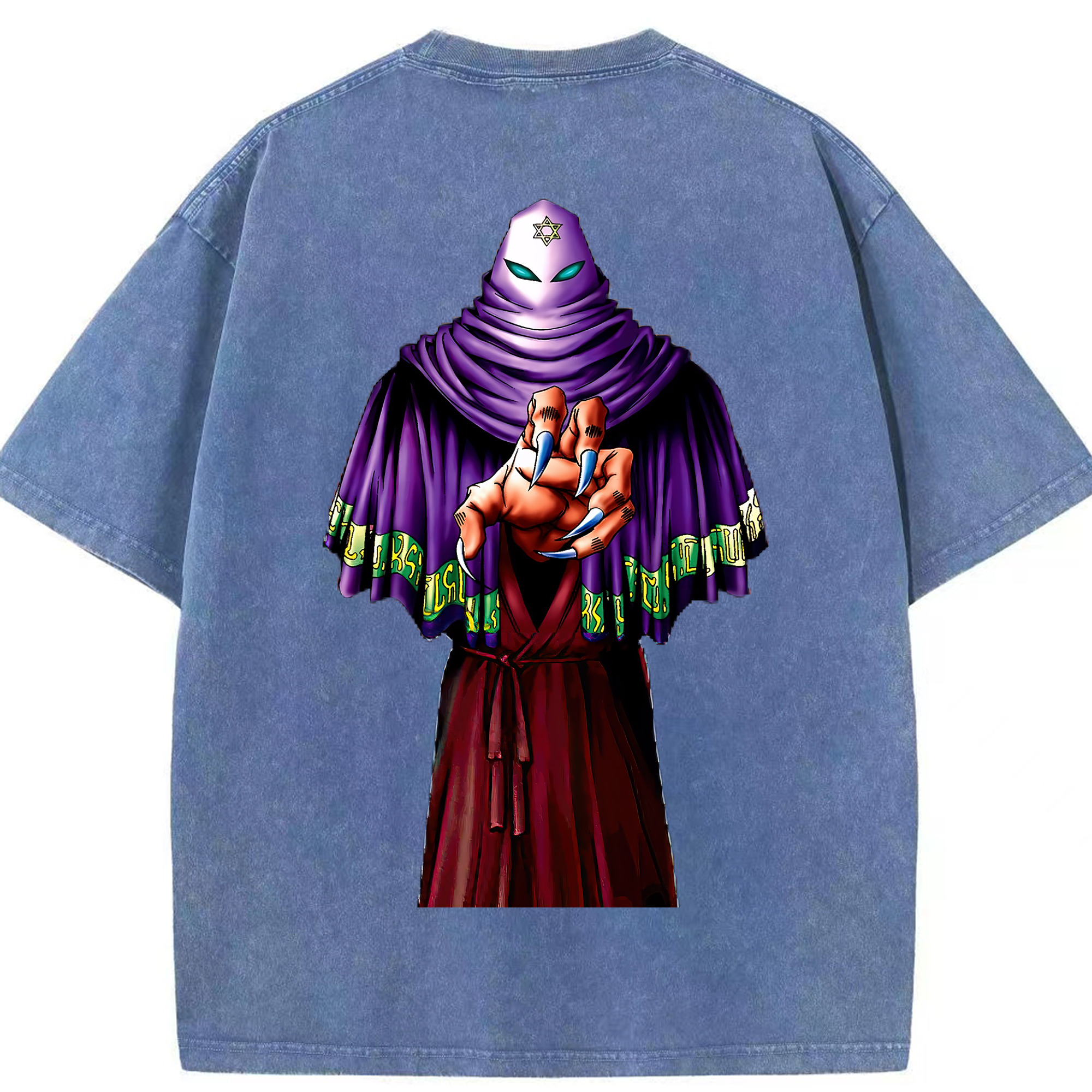 （画像用） 遊☆戯☆王 Yu-Gi-Oh! 綿100% ヴィンテージ風 半袖Tシャツ（背面プリント）