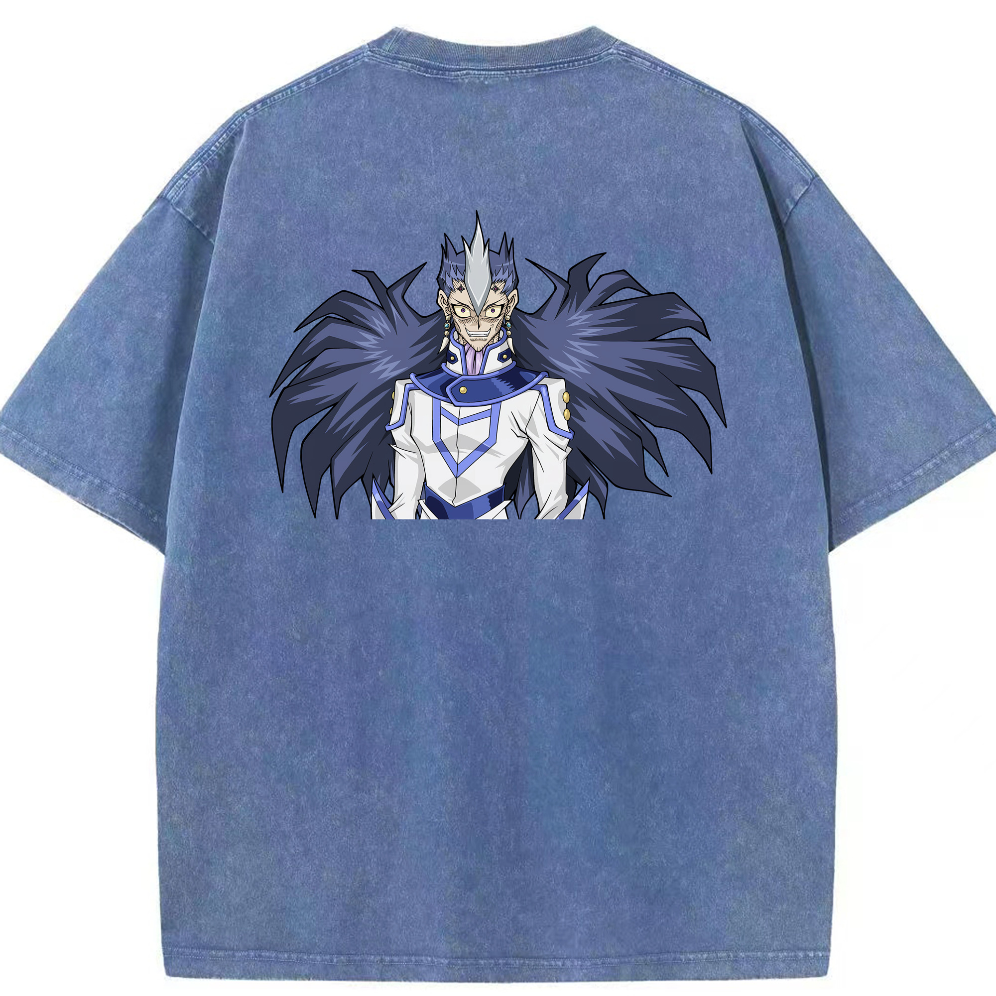 （画像用） 遊☆戯☆王 Yu-Gi-Oh! 綿100% ヴィンテージ風 半袖Tシャツ（背面プリント）