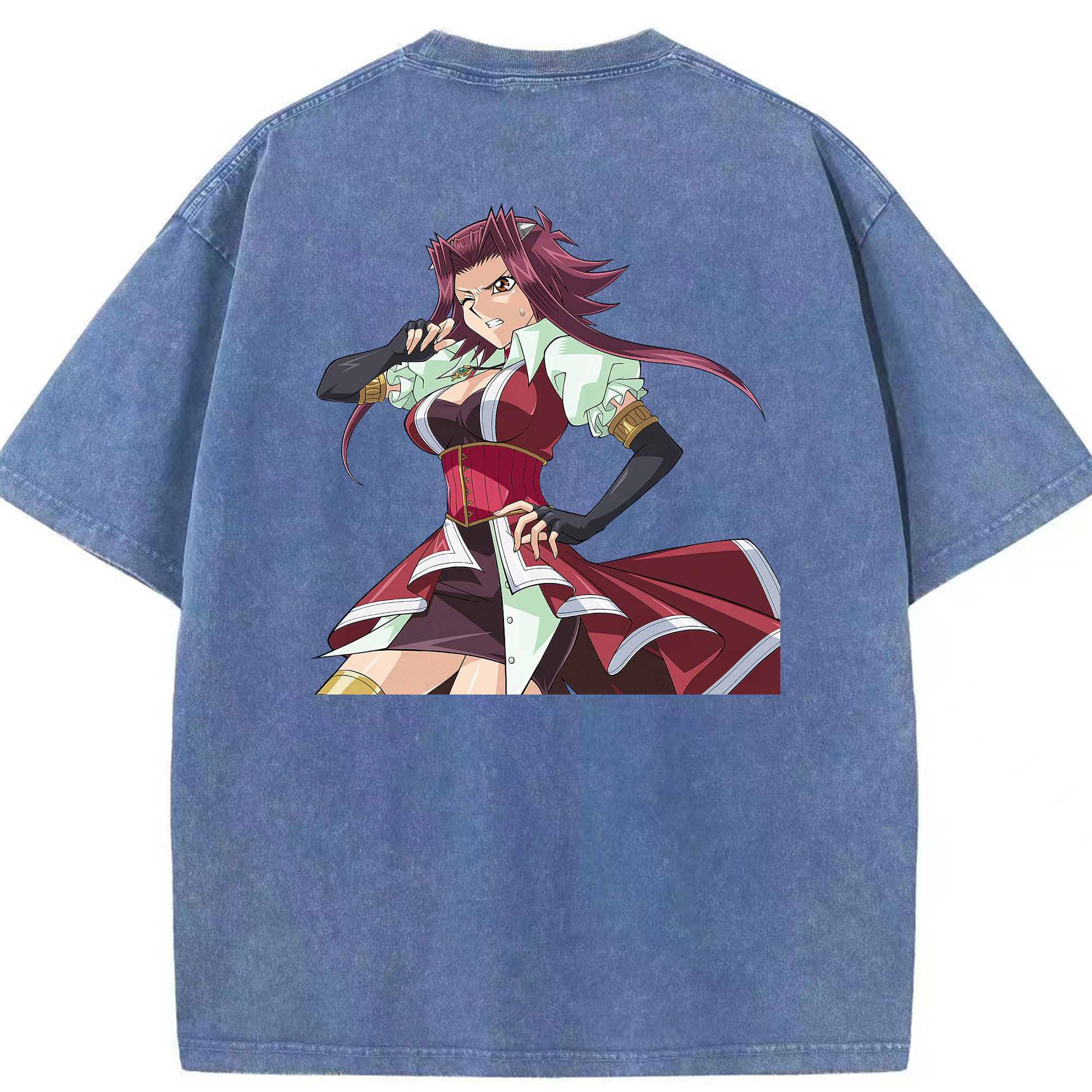 （画像用） 遊☆戯☆王 Yu-Gi-Oh! 綿100% ヴィンテージ風 半袖Tシャツ（背面プリント）
