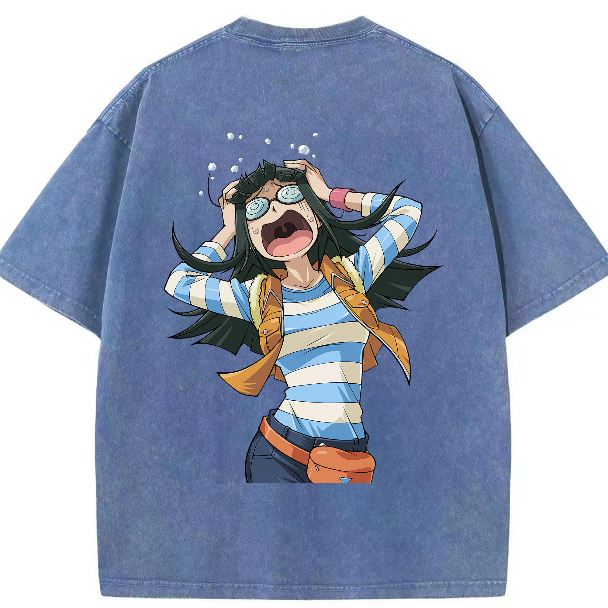 （画像用） 遊☆戯☆王 Yu-Gi-Oh! 綿100% ヴィンテージ風 半袖Tシャツ（背面プリント）
