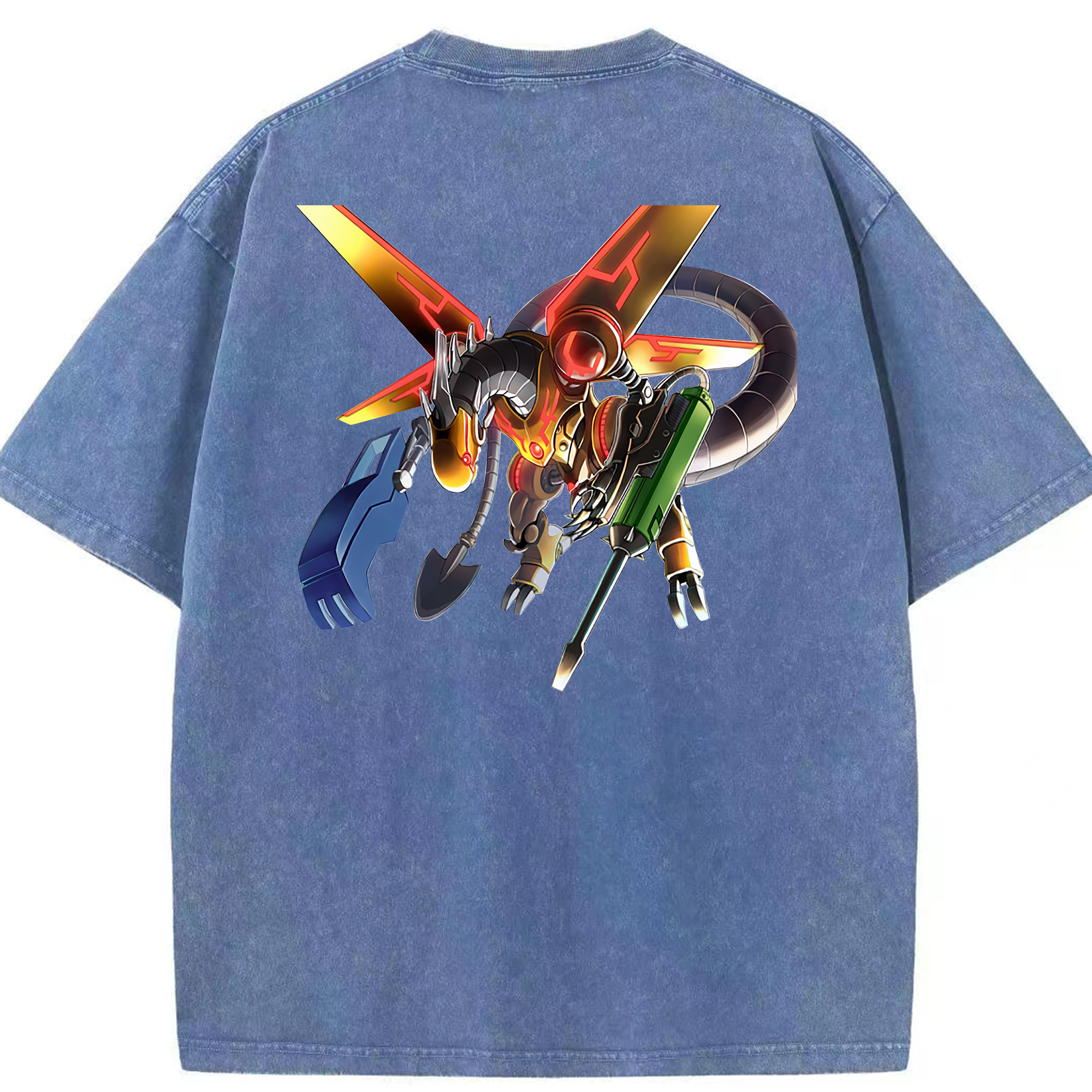 （画像用） 遊☆戯☆王 Yu-Gi-Oh! 綿100% ヴィンテージ風 半袖Tシャツ（背面プリント）