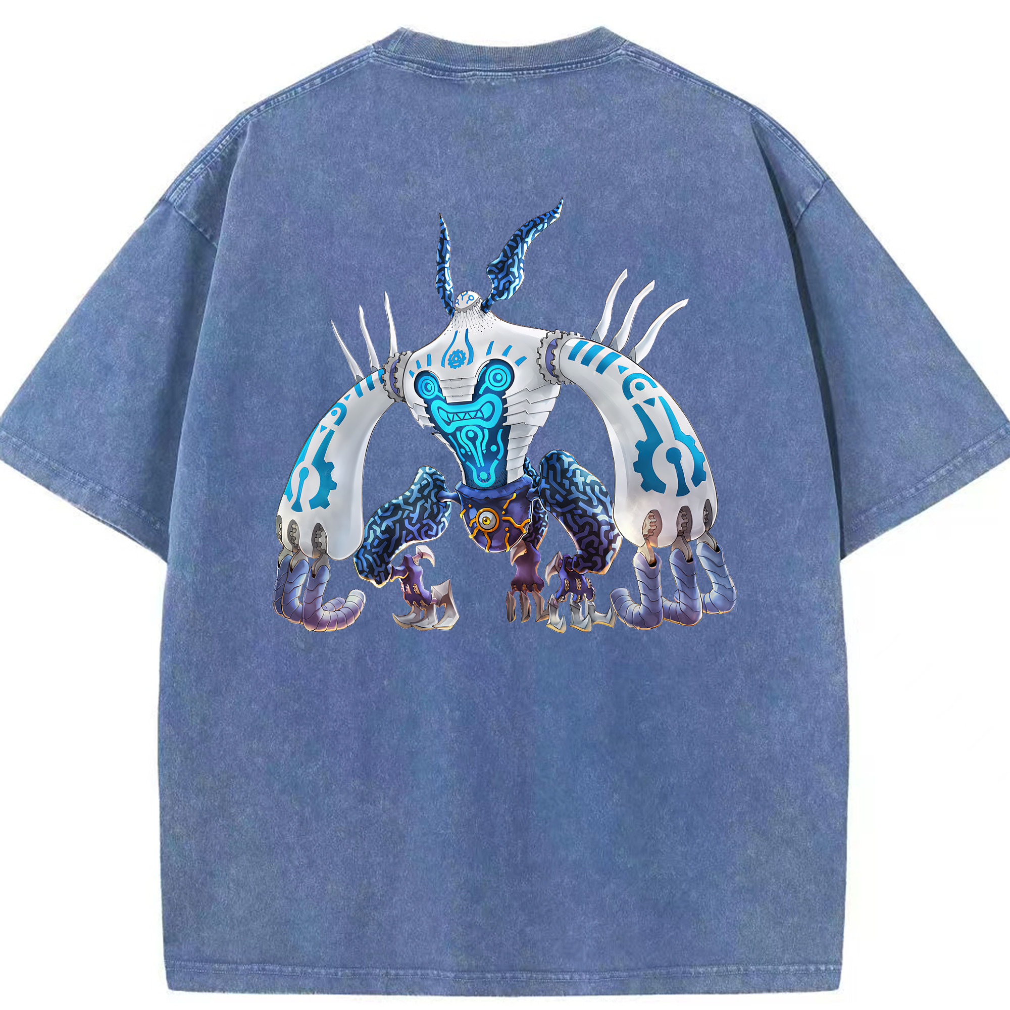 （画像用） 遊☆戯☆王 Yu-Gi-Oh! 綿100% ヴィンテージ風 半袖Tシャツ（背面プリント）