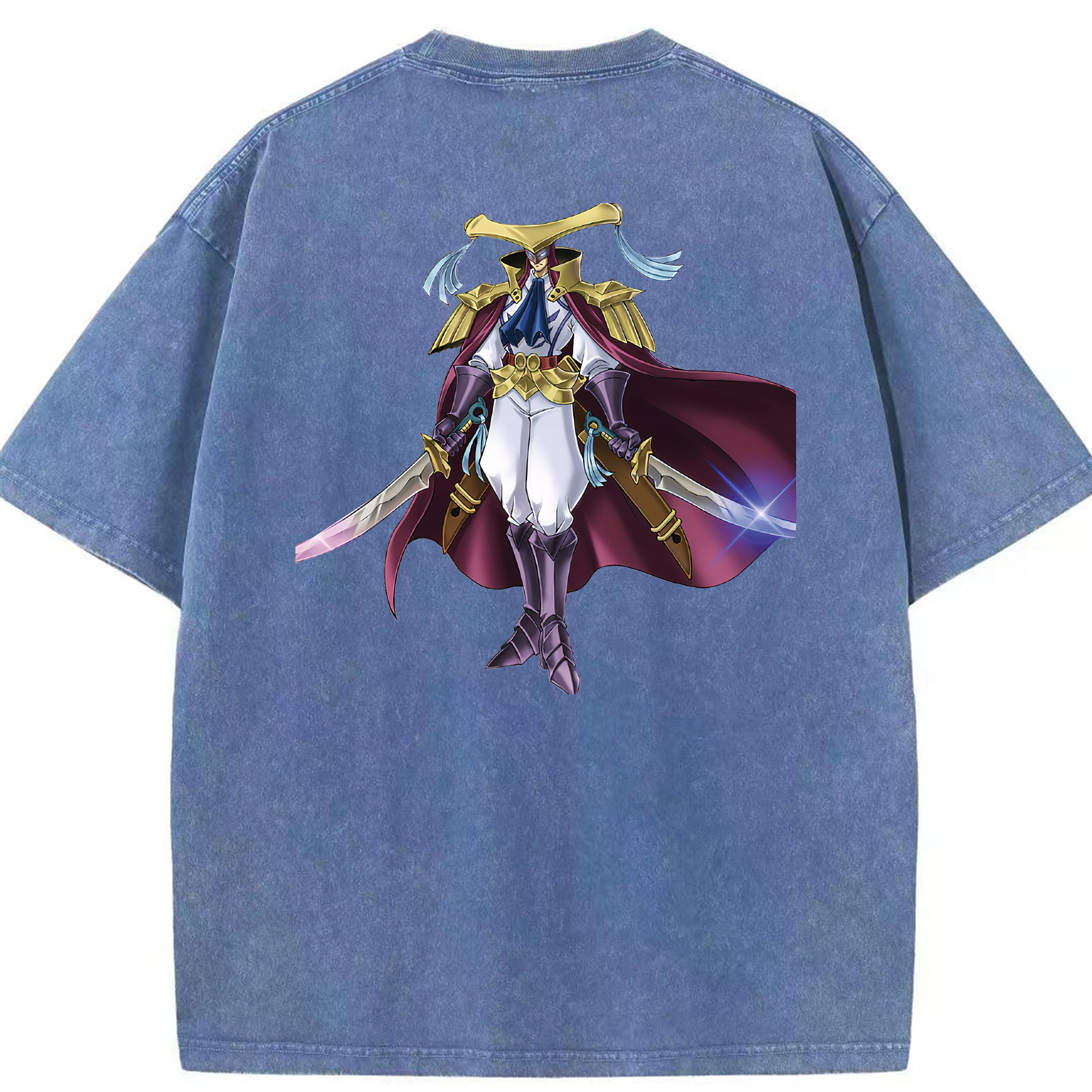 （画像用） 遊☆戯☆王 Yu-Gi-Oh! 綿100% ヴィンテージ風 半袖Tシャツ（背面プリント）