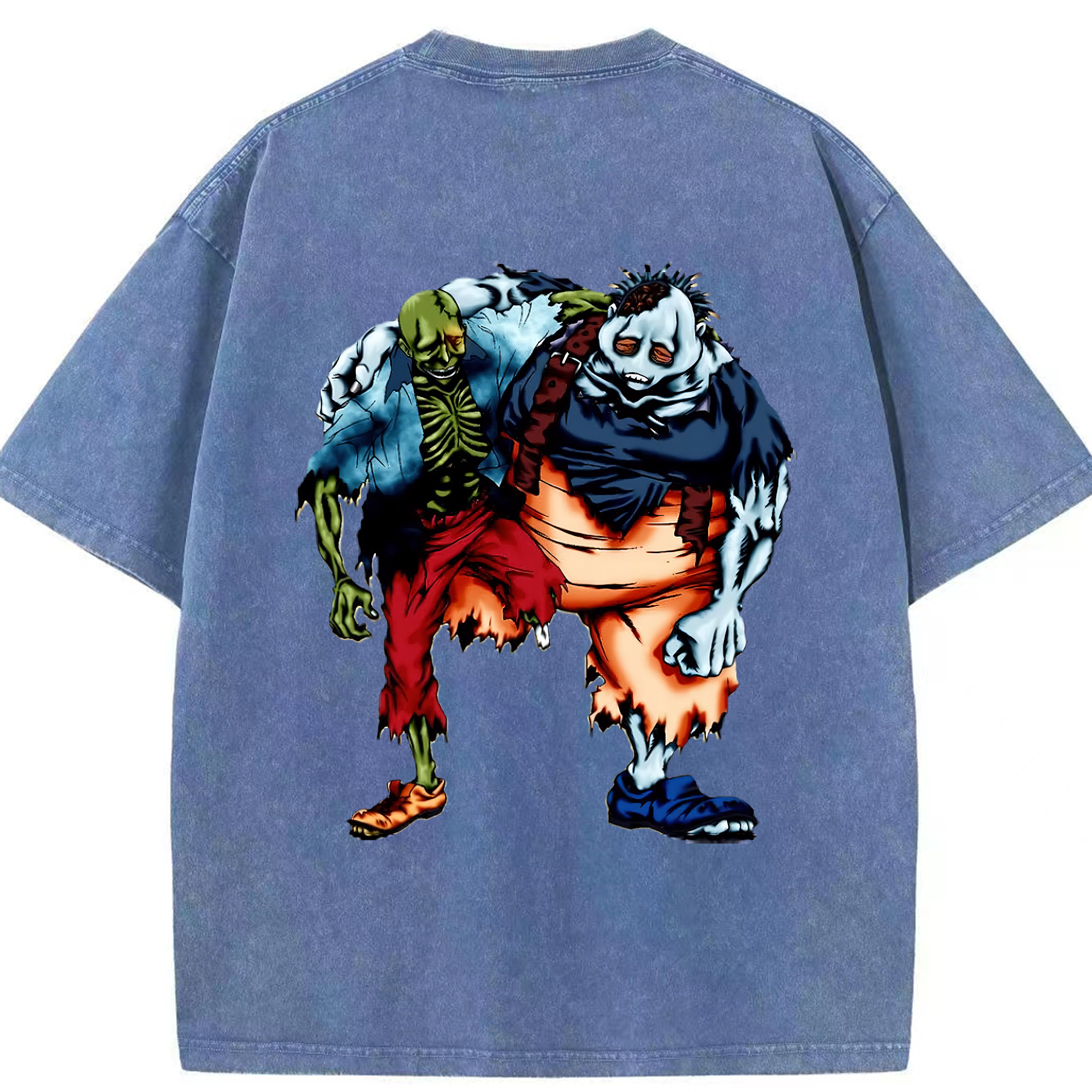 （画像用） 遊☆戯☆王 Yu-Gi-Oh! 綿100% ヴィンテージ風 半袖Tシャツ（背面プリント）