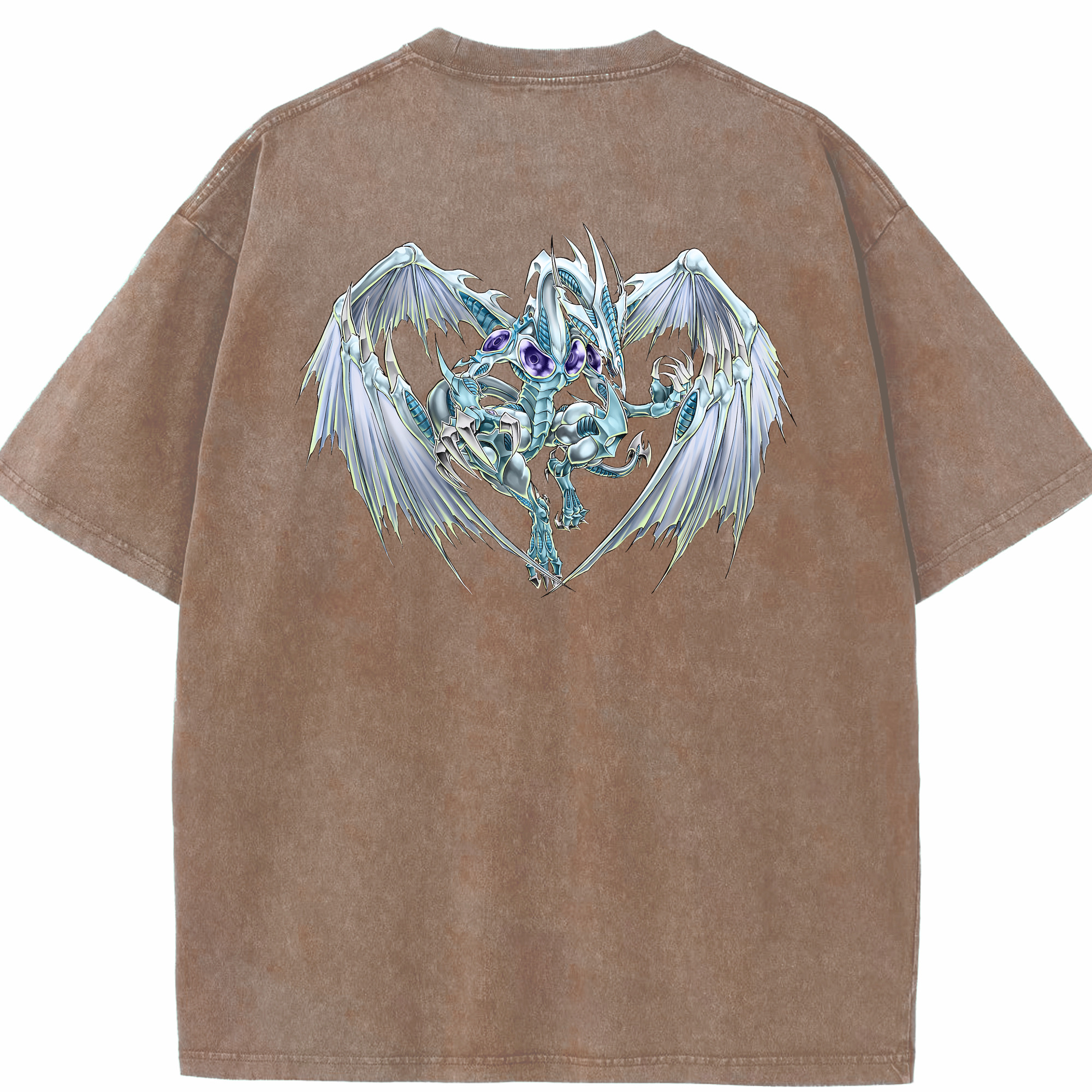 （画像用） 遊☆戯☆王 Yu-Gi-Oh! 綿100% ヴィンテージ風 半袖Tシャツ（背面プリント）