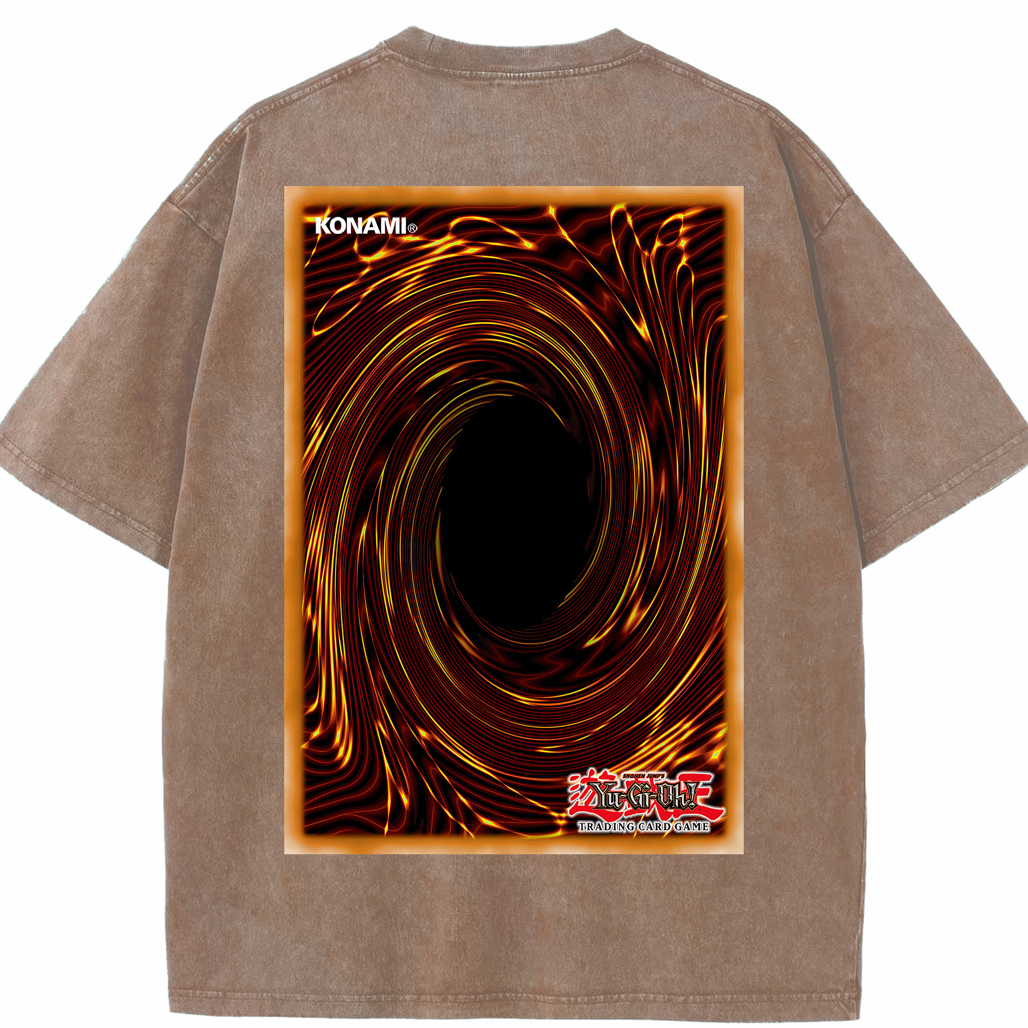 （画像用） 遊☆戯☆王 Yu-Gi-Oh! 綿100% ヴィンテージ風 半袖Tシャツ（背面プリント）