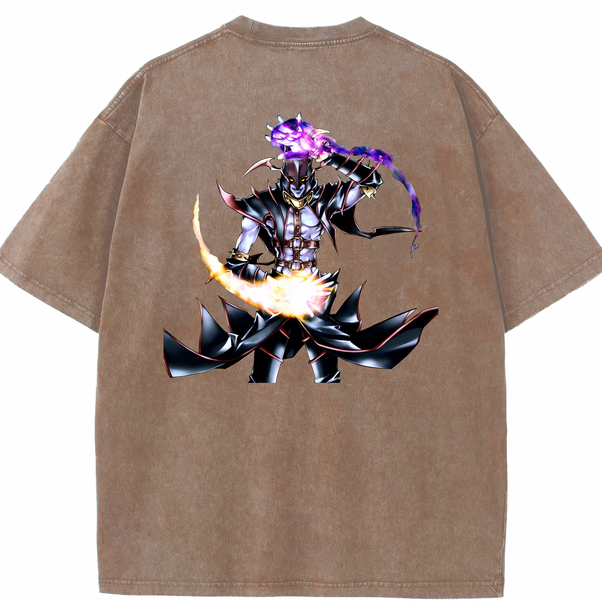 （画像用） 遊☆戯☆王 Yu-Gi-Oh! 綿100% ヴィンテージ風 半袖Tシャツ（背面プリント）