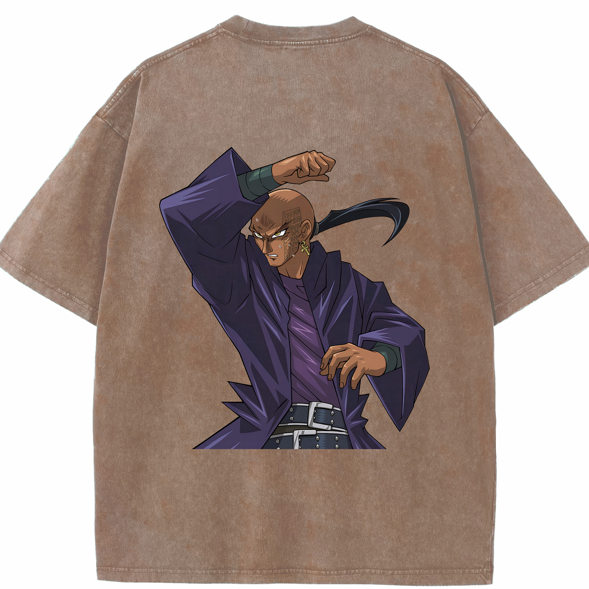 （画像用） 遊☆戯☆王 Yu-Gi-Oh! 綿100% ヴィンテージ風 半袖Tシャツ（背面プリント）