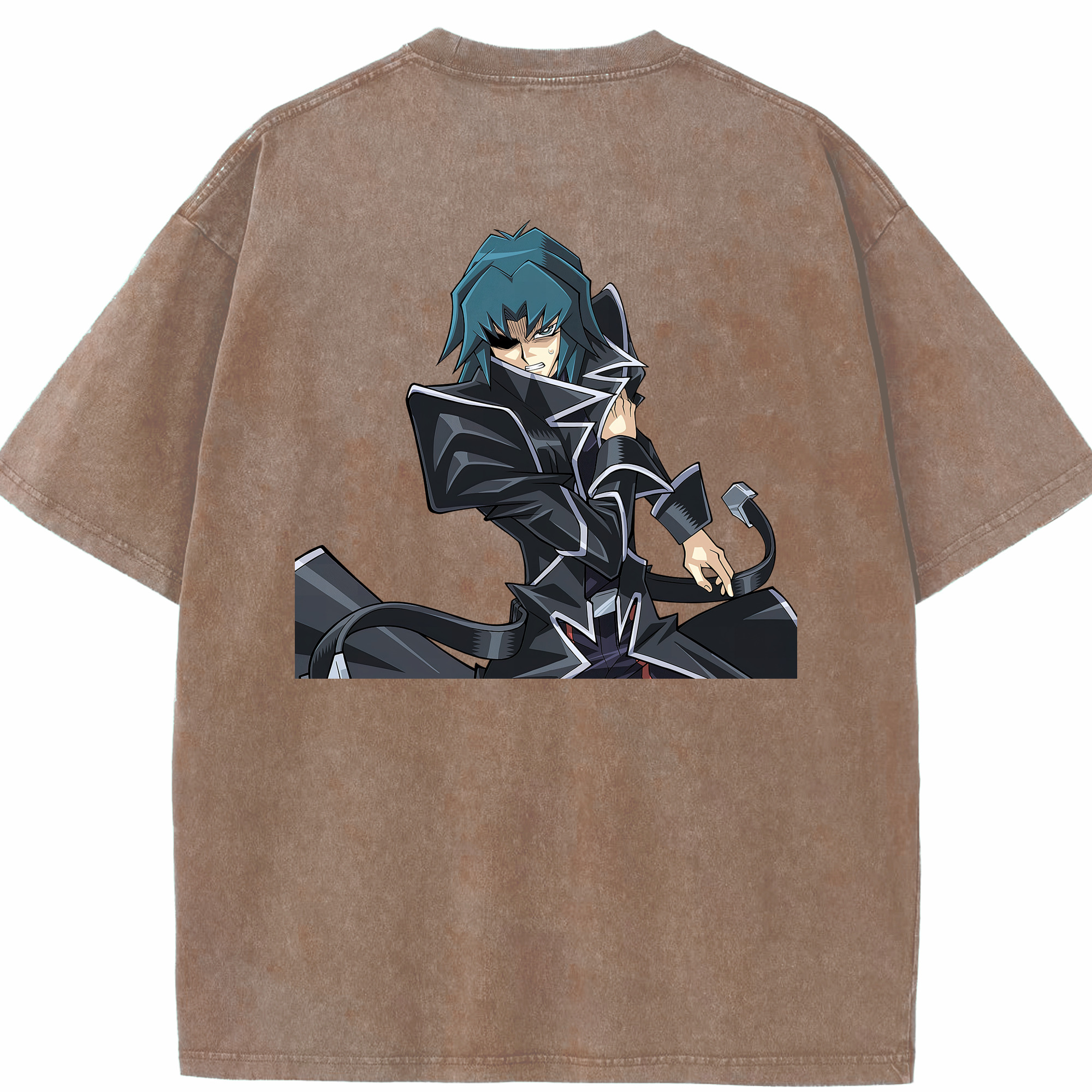 （画像用） 遊☆戯☆王 Yu-Gi-Oh! 綿100% ヴィンテージ風 半袖Tシャツ（背面プリント）