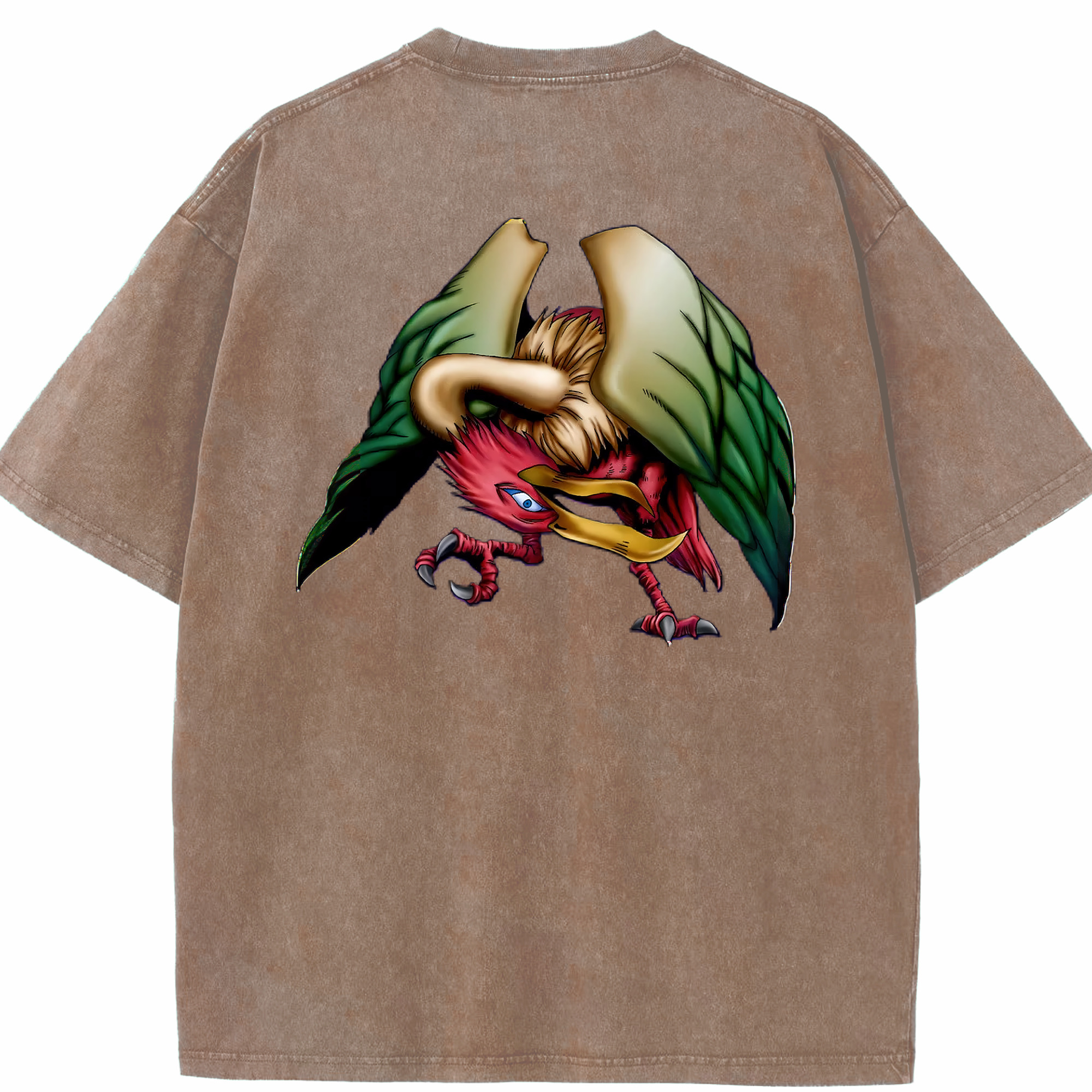 （画像用） 遊☆戯☆王 Yu-Gi-Oh! 綿100% ヴィンテージ風 半袖Tシャツ（背面プリント）