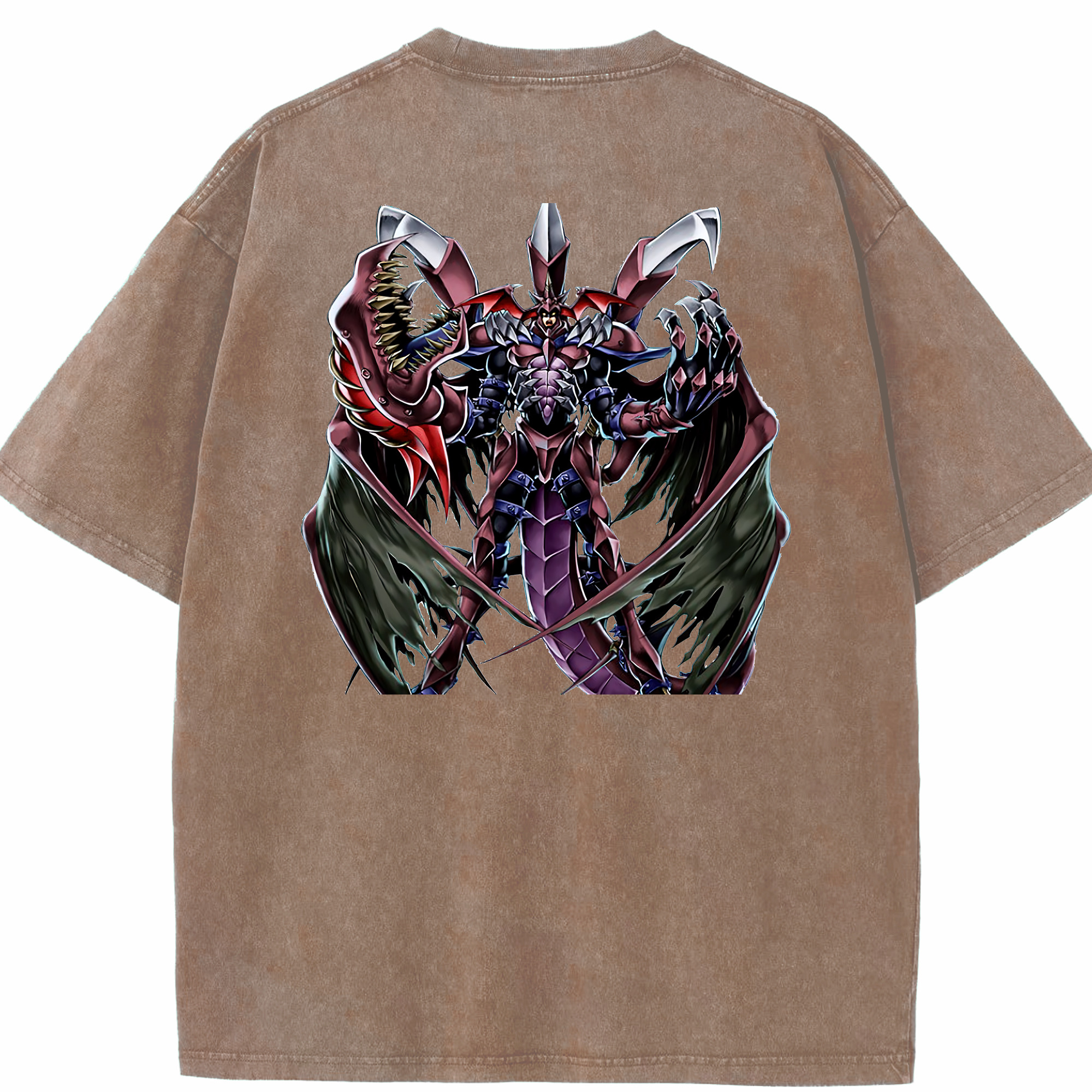 （画像用） 遊☆戯☆王 Yu-Gi-Oh! 綿100% ヴィンテージ風 半袖Tシャツ（背面プリント）