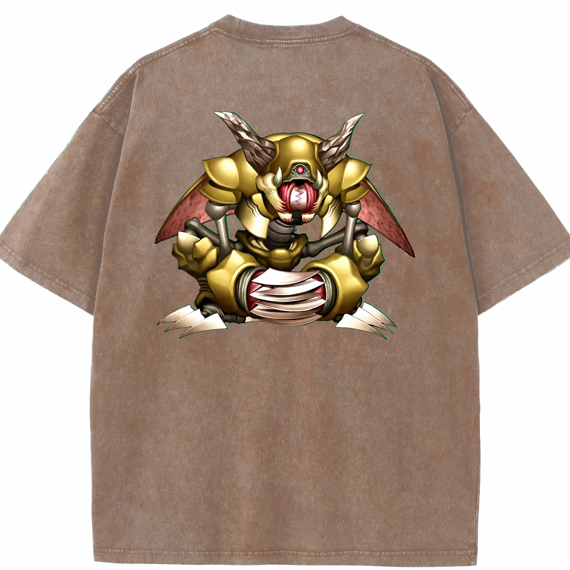 （画像用） 遊☆戯☆王 Yu-Gi-Oh! 綿100% ヴィンテージ風 半袖Tシャツ（背面プリント）