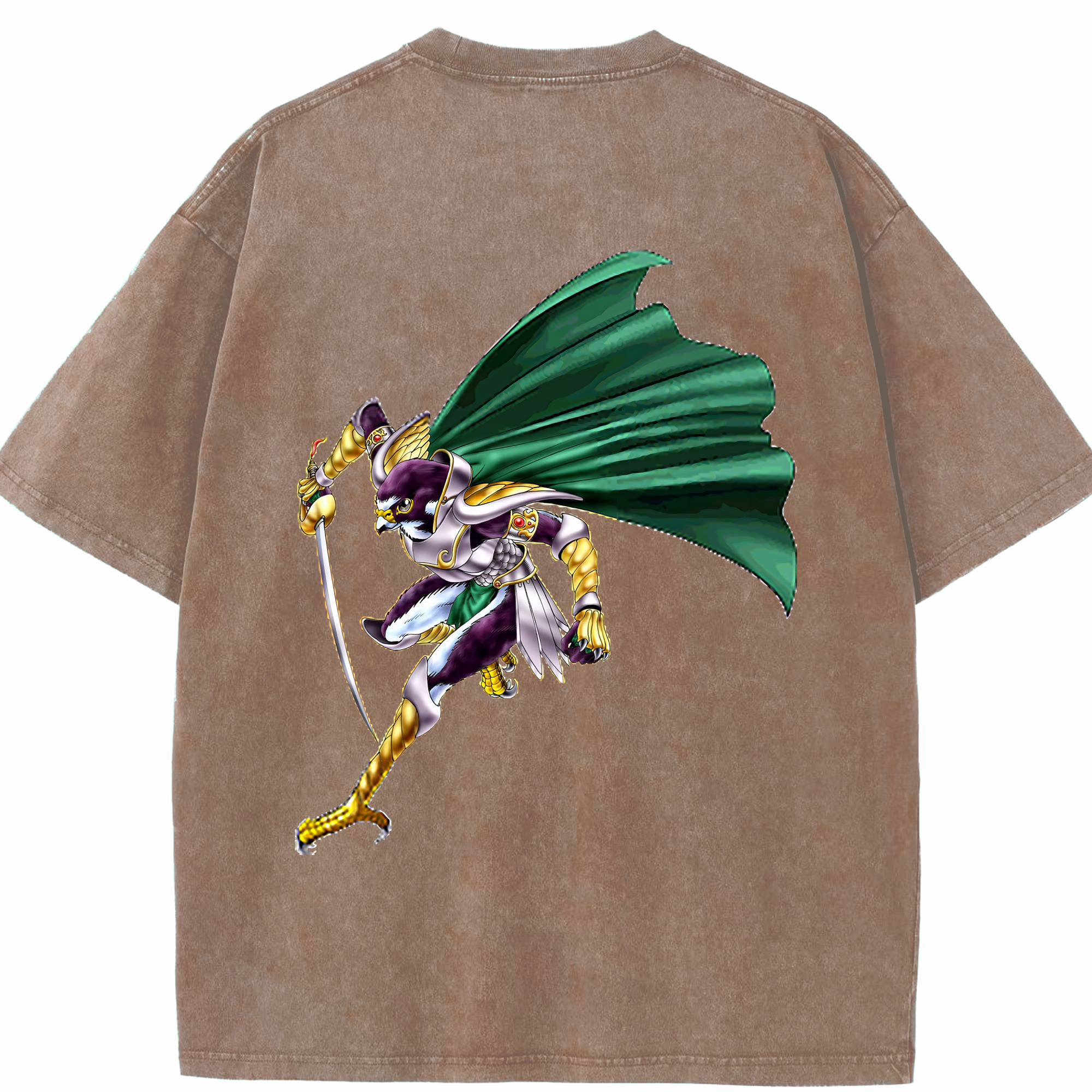 （画像用） 遊☆戯☆王 Yu-Gi-Oh! 綿100% ヴィンテージ風 半袖Tシャツ（背面プリント）