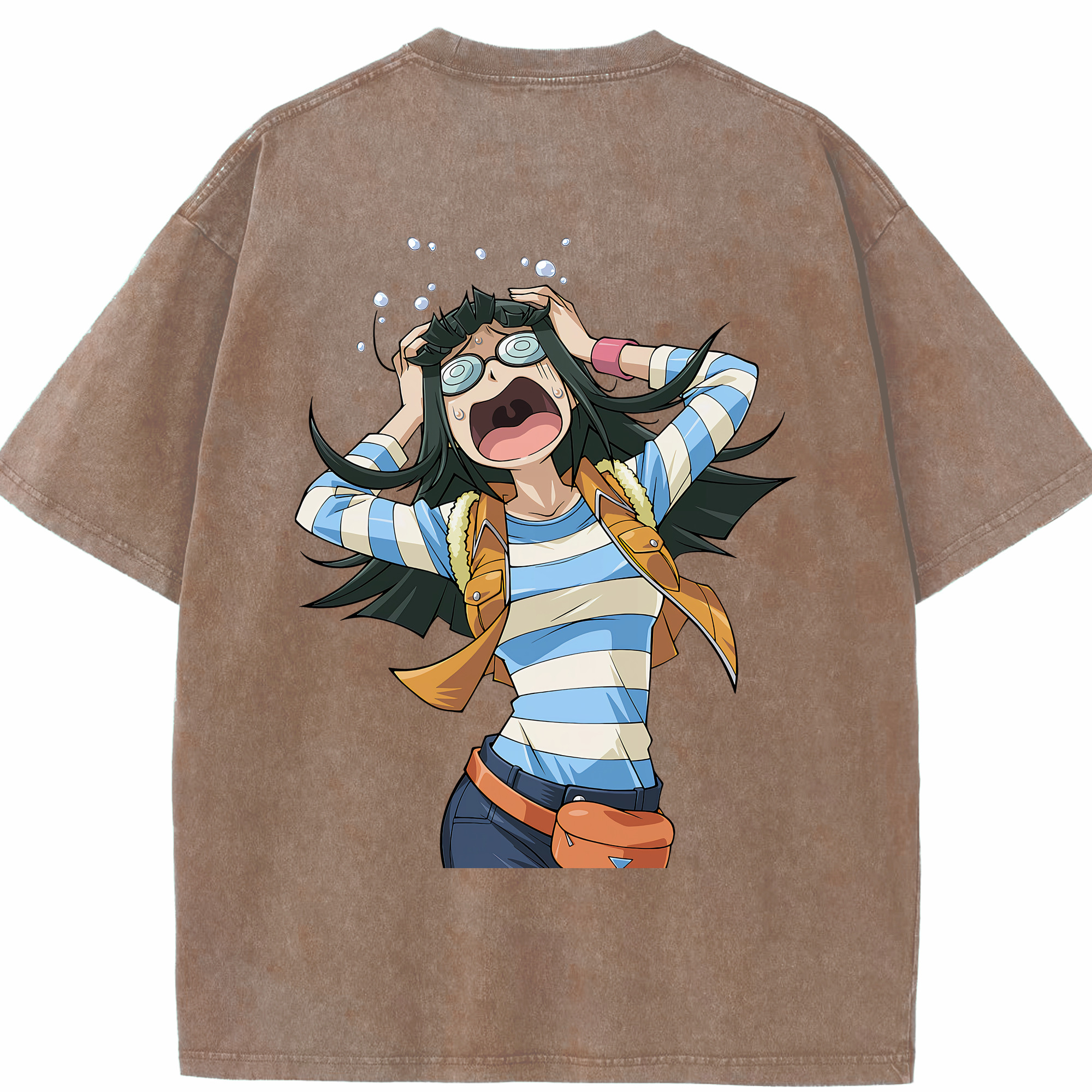 （画像用） 遊☆戯☆王 Yu-Gi-Oh! 綿100% ヴィンテージ風 半袖Tシャツ（背面プリント）