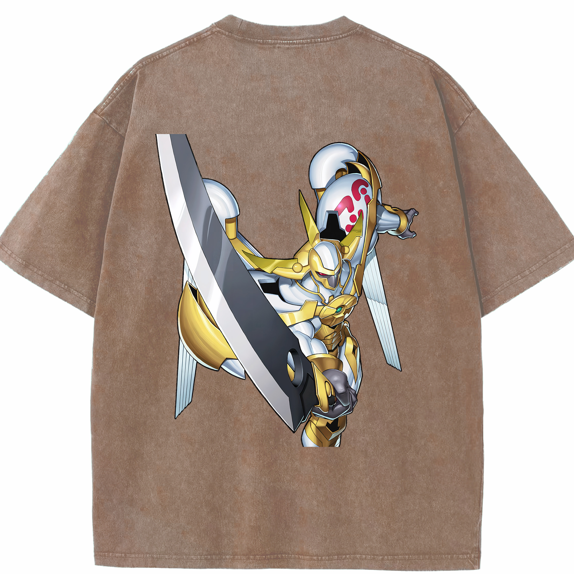 （画像用） 遊☆戯☆王 Yu-Gi-Oh! 綿100% ヴィンテージ風 半袖Tシャツ（背面プリント）