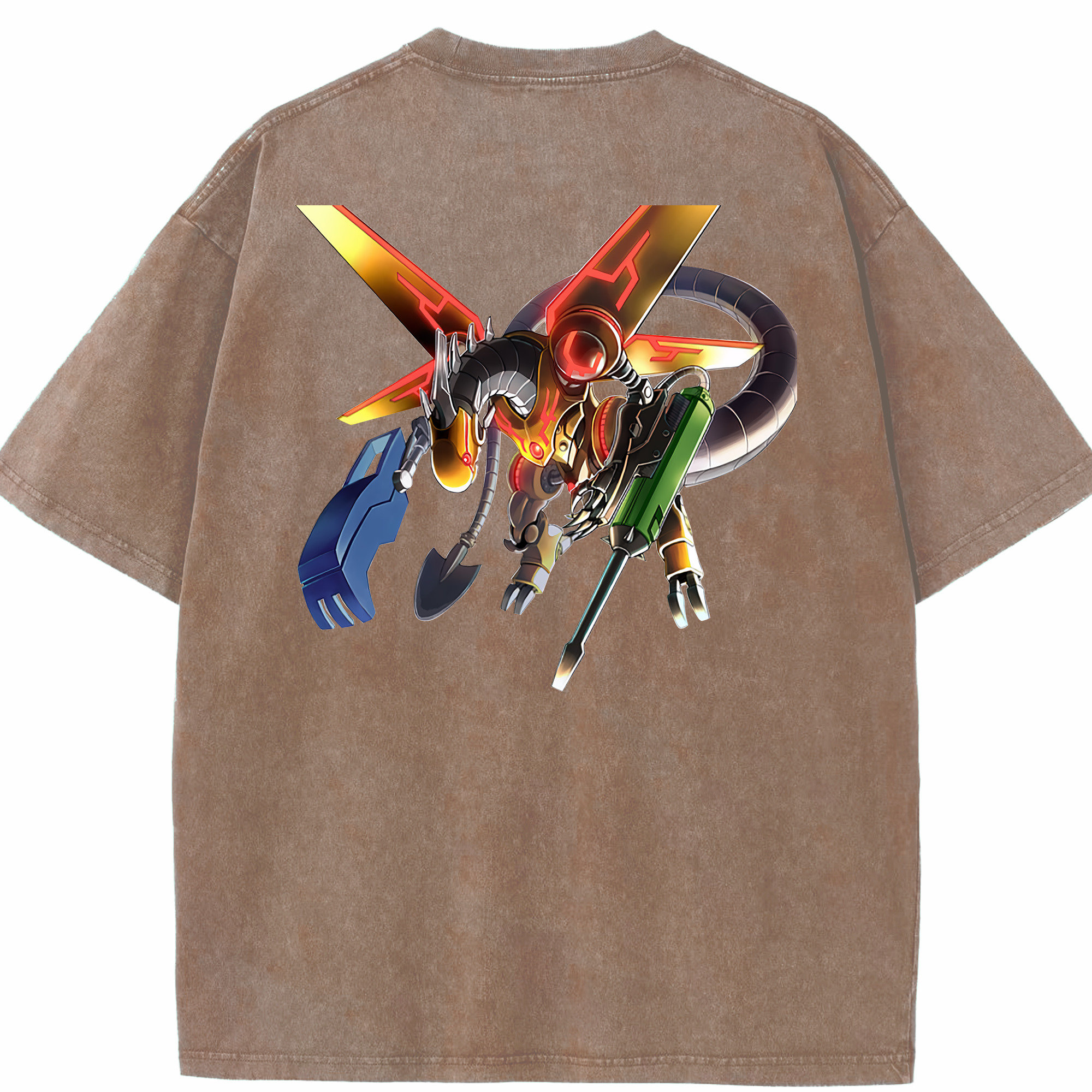 （画像用） 遊☆戯☆王 Yu-Gi-Oh! 綿100% ヴィンテージ風 半袖Tシャツ（背面プリント）