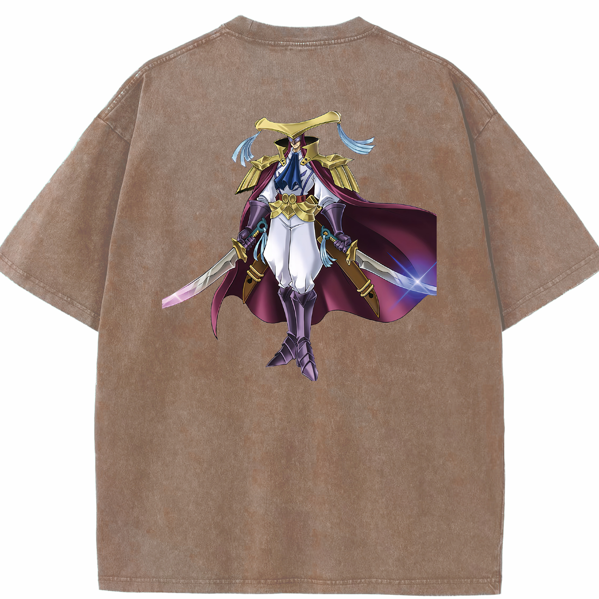（画像用） 遊☆戯☆王 Yu-Gi-Oh! 綿100% ヴィンテージ風 半袖Tシャツ（背面プリント）