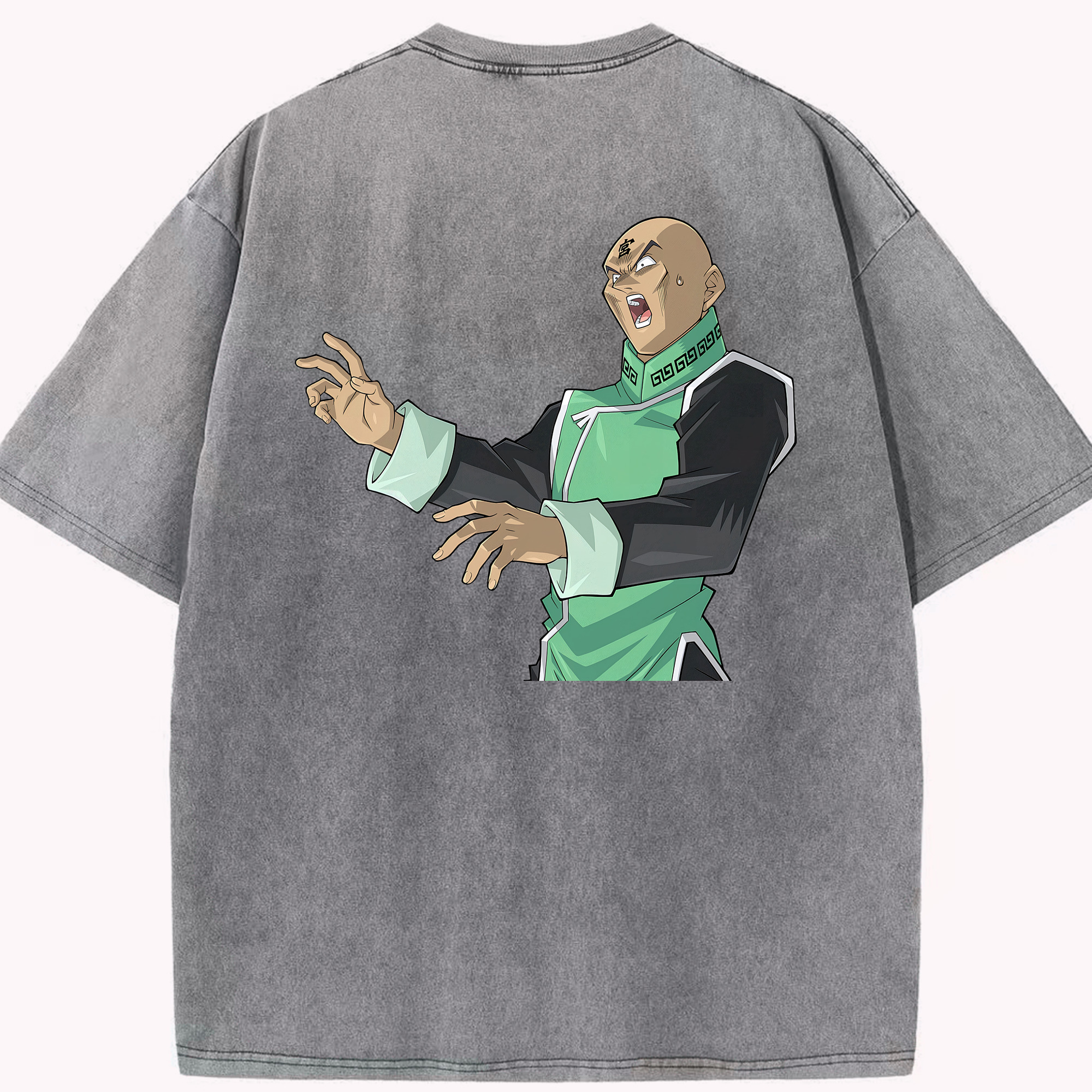 （画像用） 遊☆戯☆王 Yu-Gi-Oh! 綿100% ヴィンテージ風 半袖Tシャツ（背面プリント）