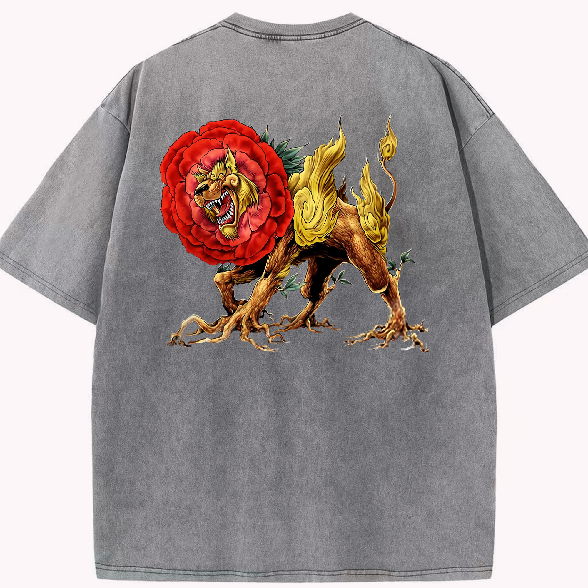 （画像用） 遊☆戯☆王 Yu-Gi-Oh! 綿100% ヴィンテージ風 半袖Tシャツ（背面プリント）