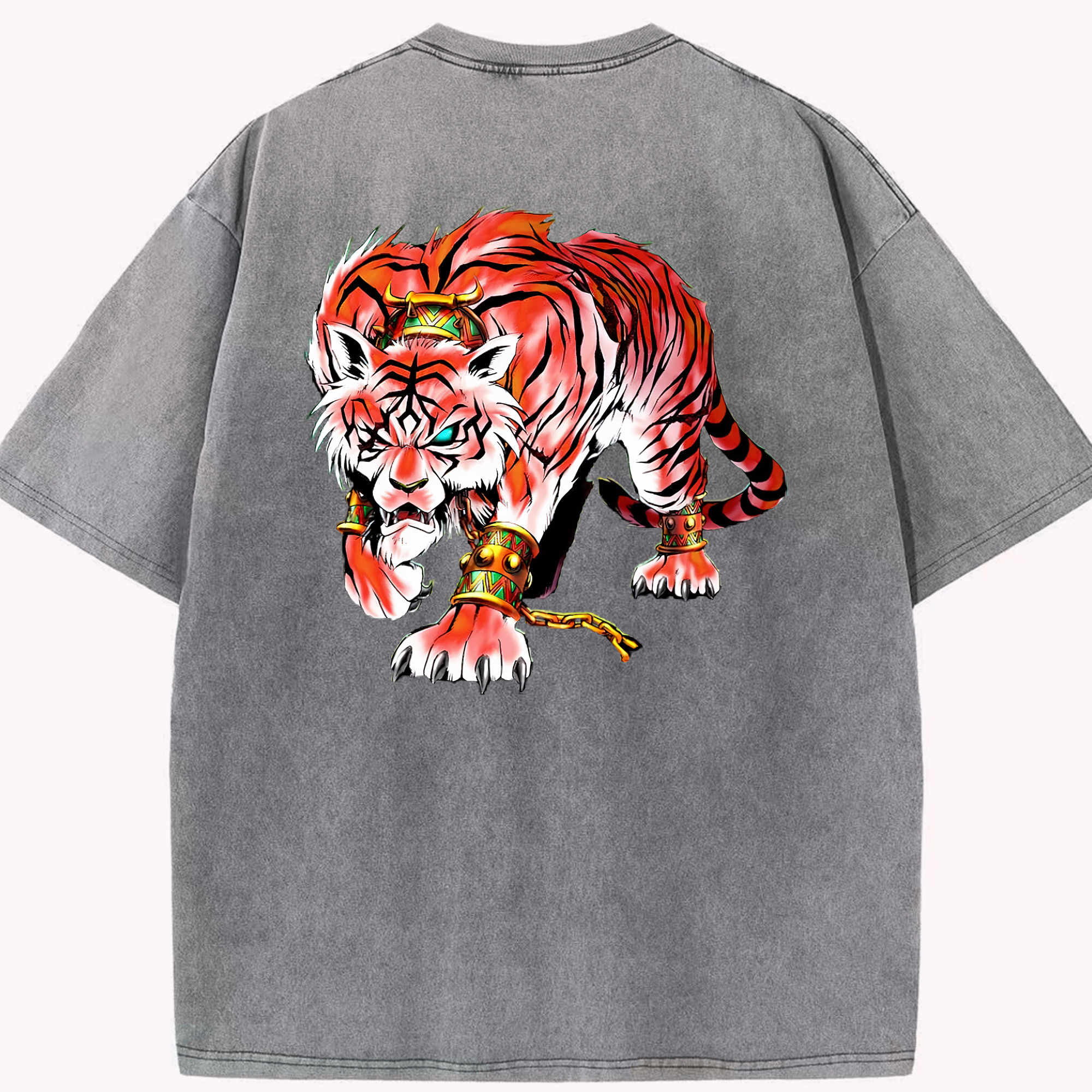（画像用） 遊☆戯☆王 Yu-Gi-Oh! 綿100% ヴィンテージ風 半袖Tシャツ（背面プリント）