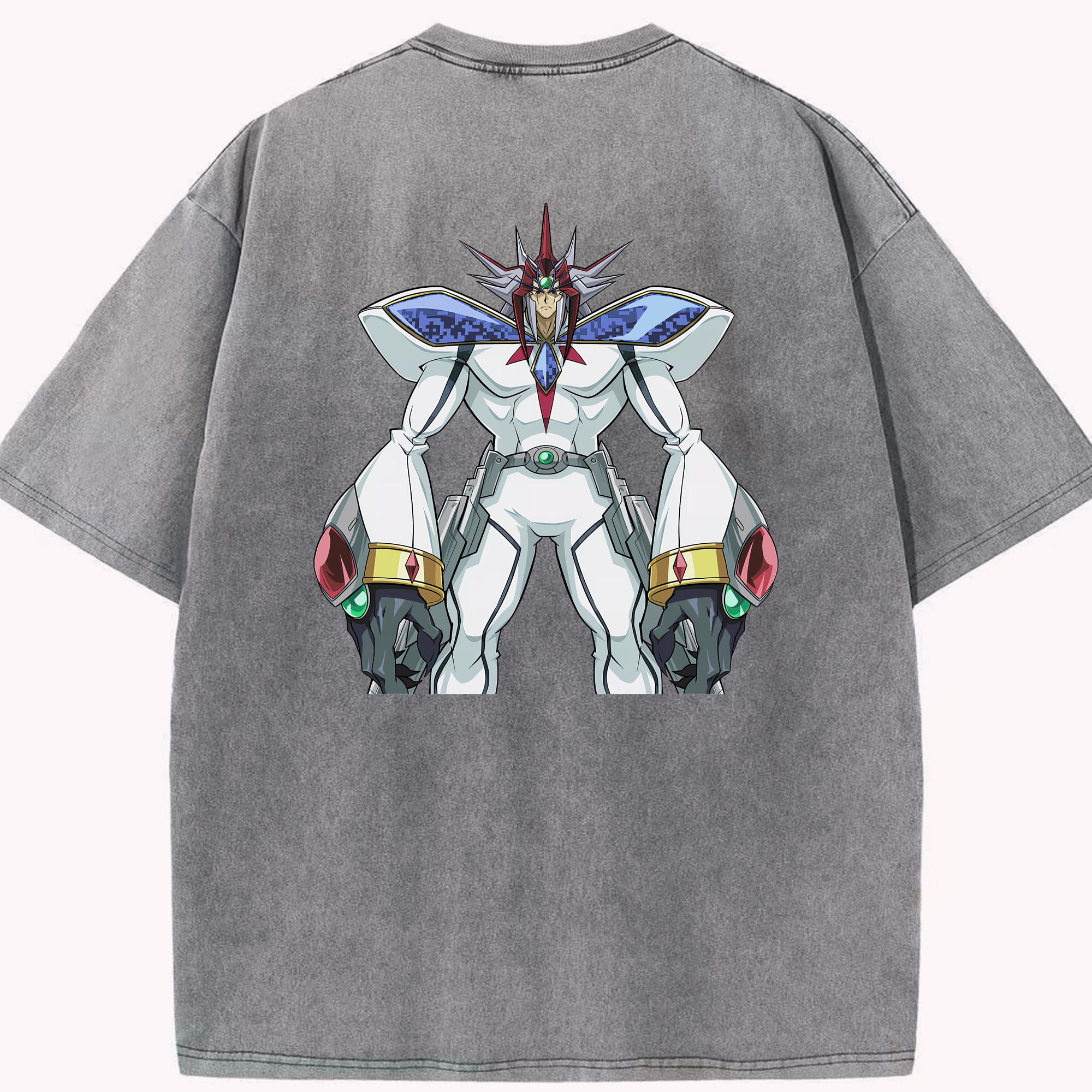 （画像用） 遊☆戯☆王 Yu-Gi-Oh! 綿100% ヴィンテージ風 半袖Tシャツ（背面プリント）