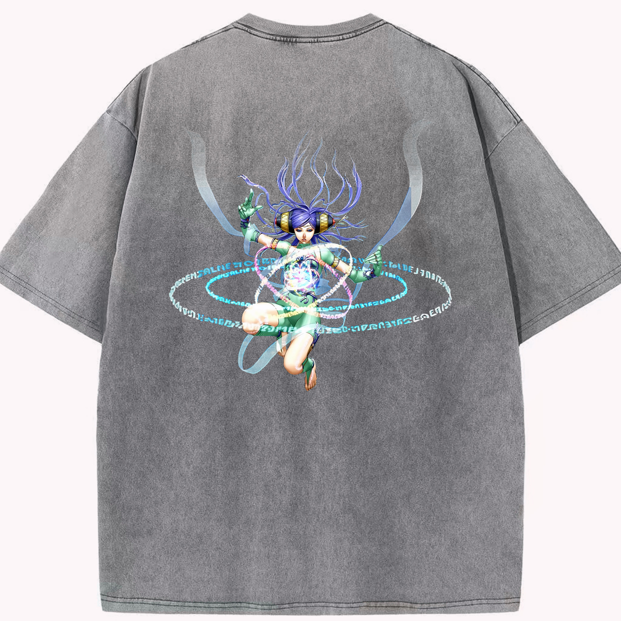 （画像用） 遊☆戯☆王 Yu-Gi-Oh! 綿100% ヴィンテージ風 半袖Tシャツ（背面プリント）