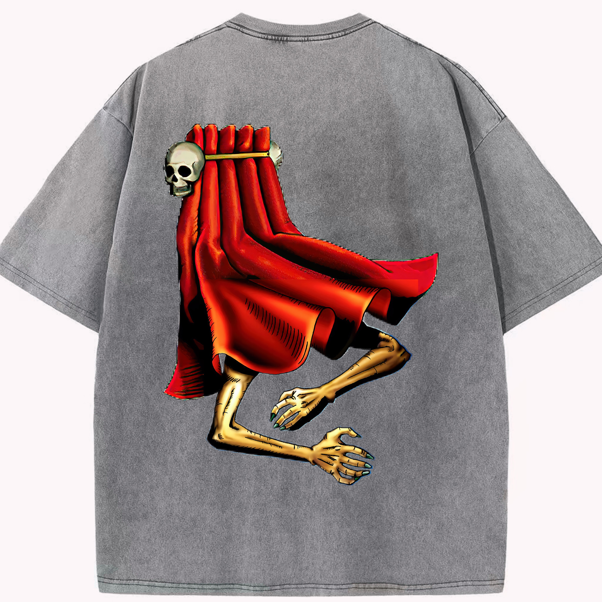 （画像用） 遊☆戯☆王 Yu-Gi-Oh! 綿100% ヴィンテージ風 半袖Tシャツ（背面プリント）
