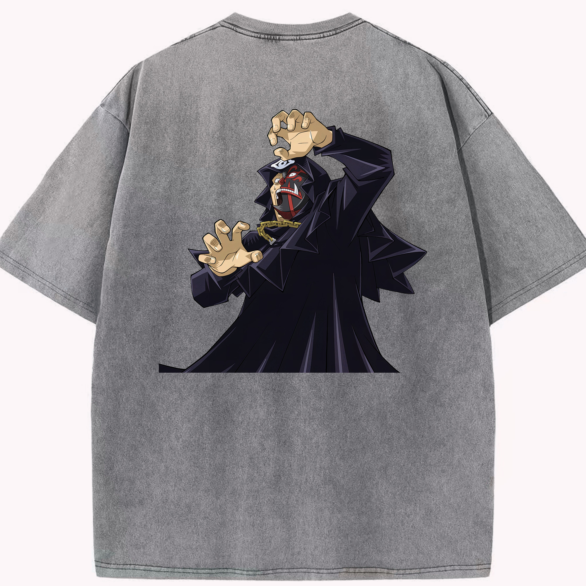 （画像用） 遊☆戯☆王 Yu-Gi-Oh! 綿100% ヴィンテージ風 半袖Tシャツ（背面プリント）