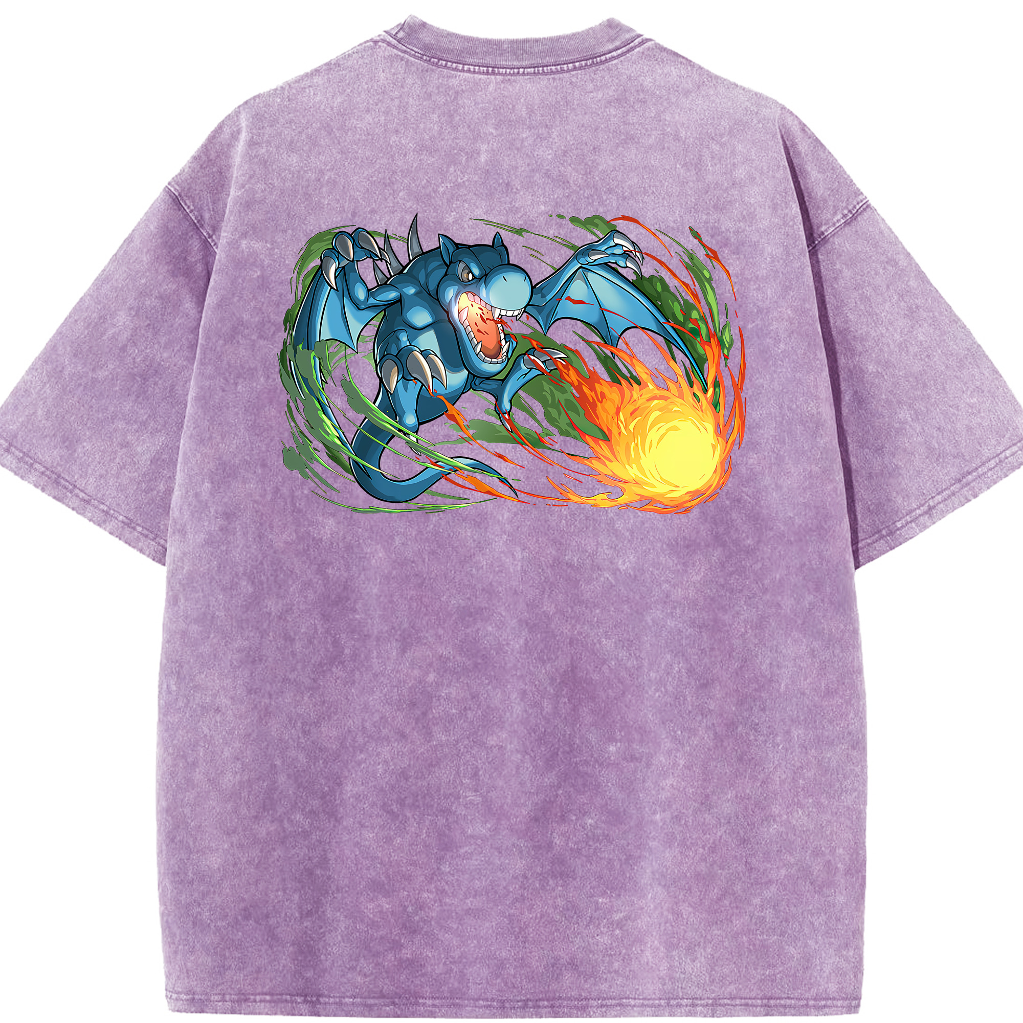 （画像用） 遊☆戯☆王 Yu-Gi-Oh! 綿100% ヴィンテージ風 半袖Tシャツ（背面プリント）