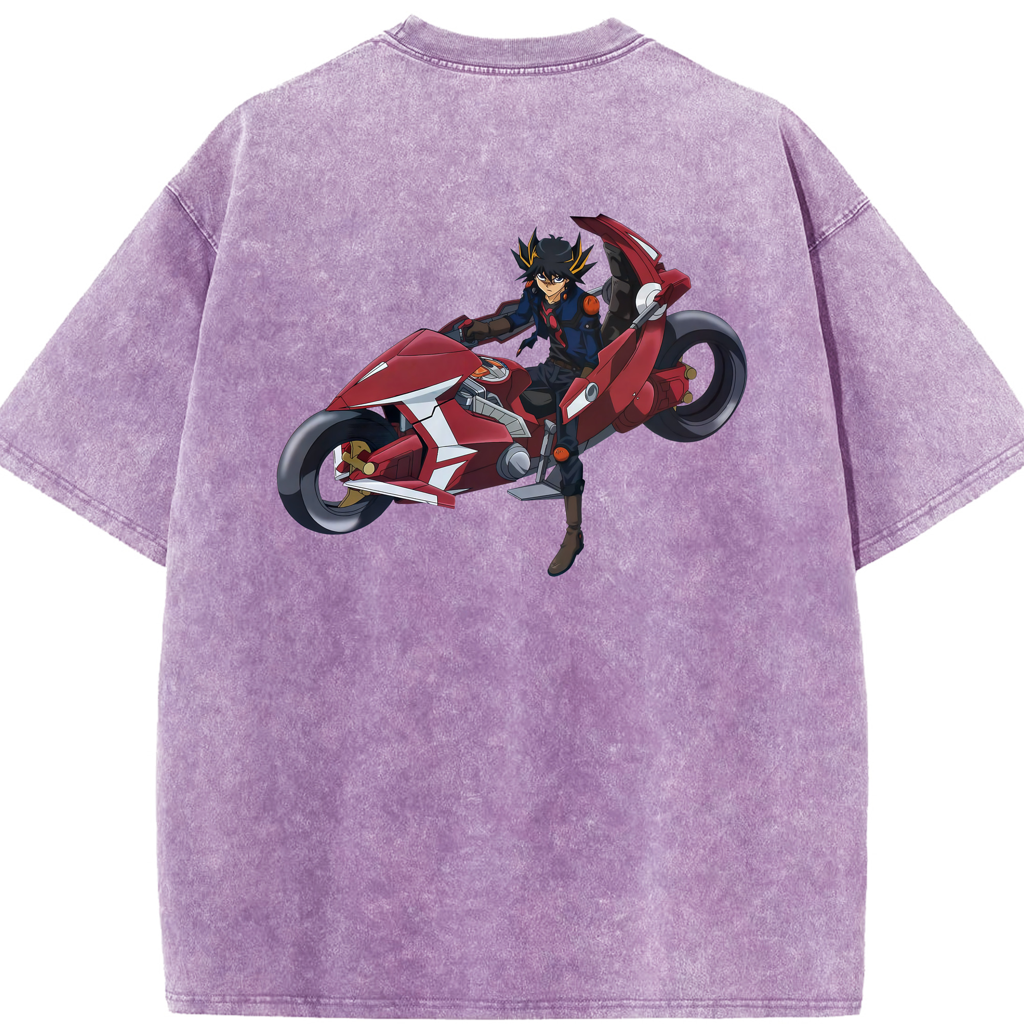 （画像用） 遊☆戯☆王 Yu-Gi-Oh! 綿100% ヴィンテージ風 半袖Tシャツ（背面プリント）