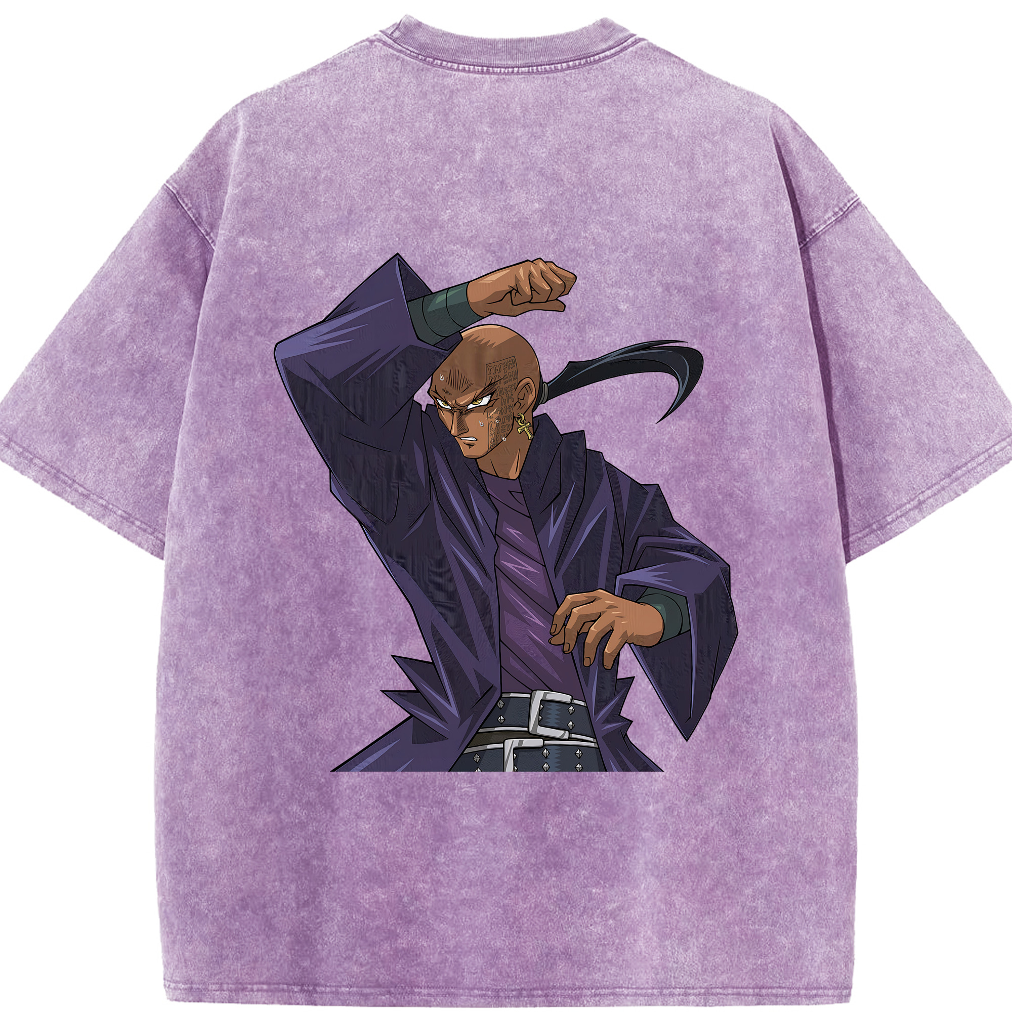 （画像用） 遊☆戯☆王 Yu-Gi-Oh! 綿100% ヴィンテージ風 半袖Tシャツ（背面プリント）