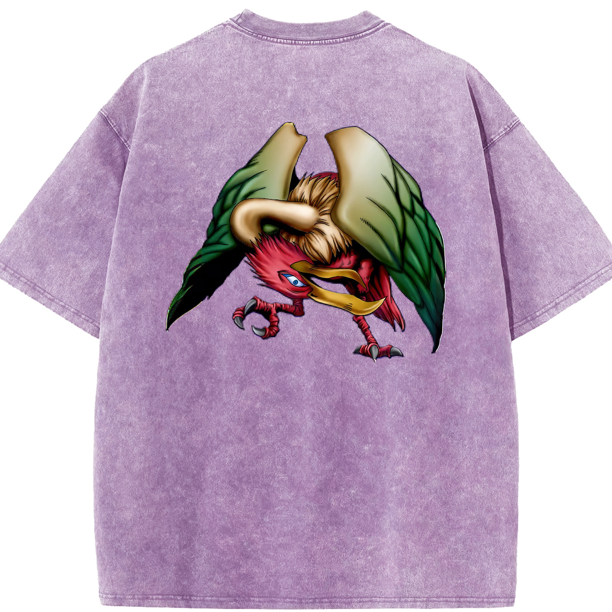 （画像用） 遊☆戯☆王 Yu-Gi-Oh! 綿100% ヴィンテージ風 半袖Tシャツ（背面プリント）
