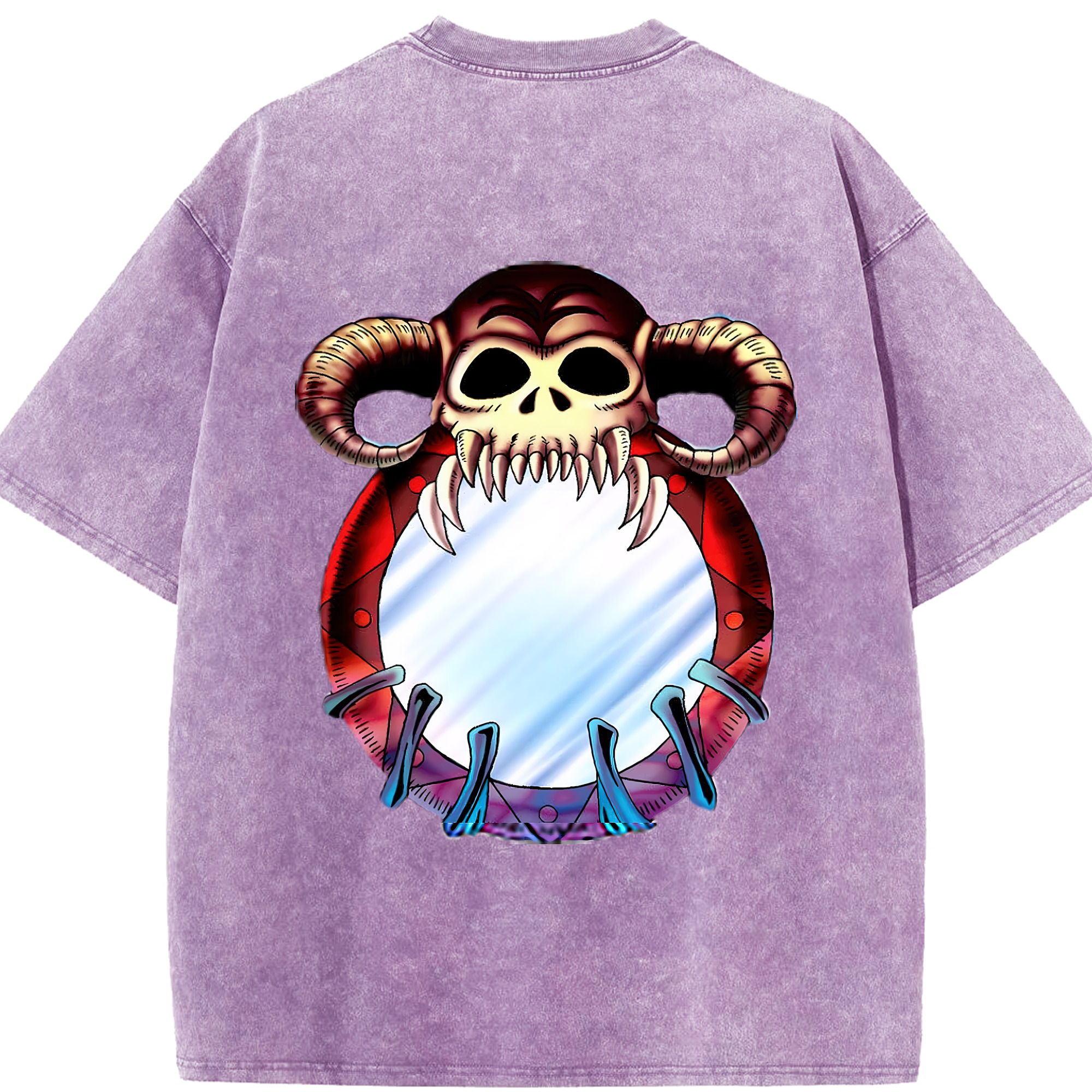 （画像用） 遊☆戯☆王 Yu-Gi-Oh! 綿100% ヴィンテージ風 半袖Tシャツ（背面プリント）