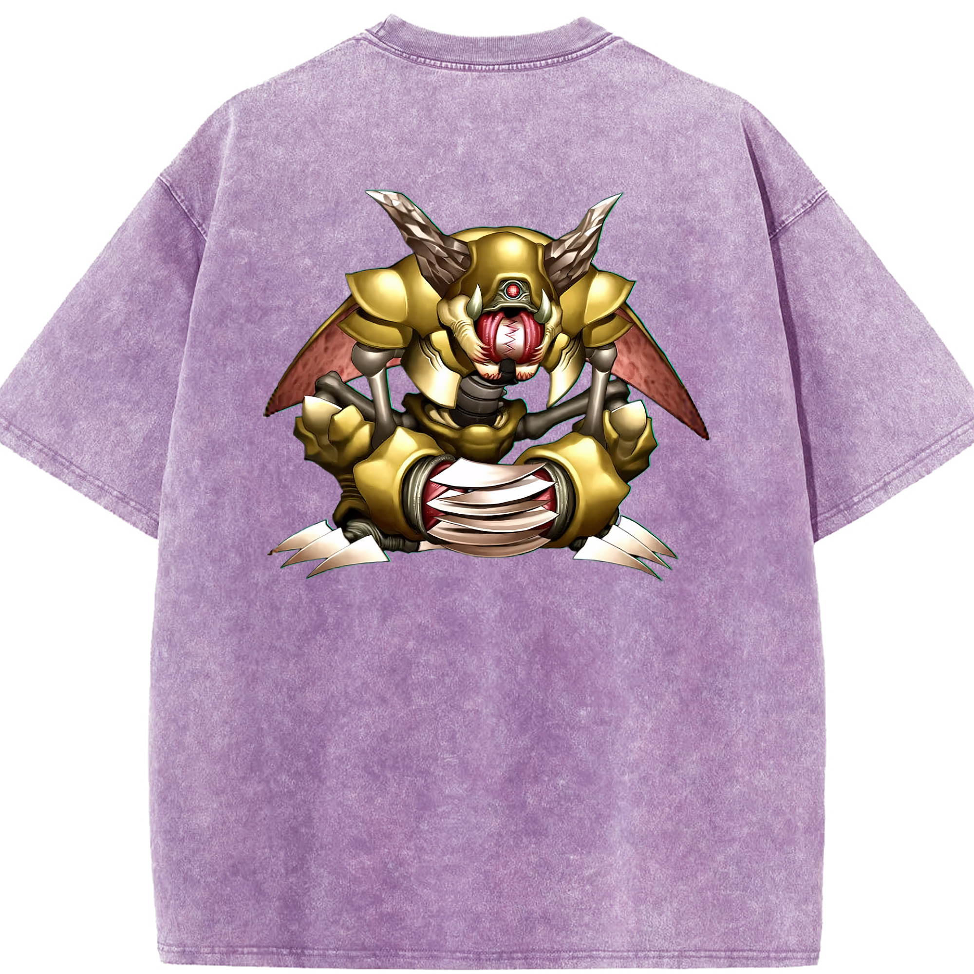 （画像用） 遊☆戯☆王 Yu-Gi-Oh! 綿100% ヴィンテージ風 半袖Tシャツ（背面プリント）