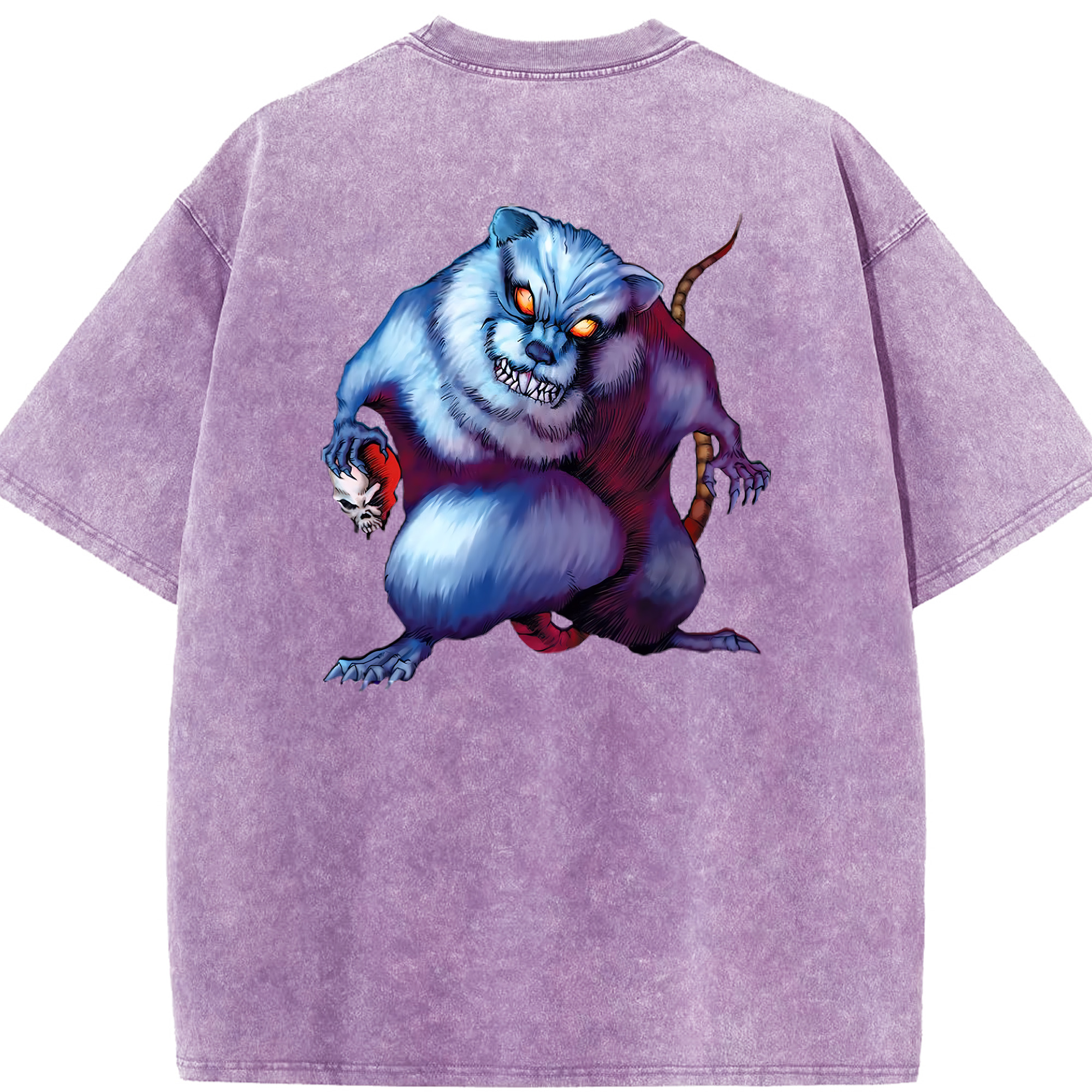 （画像用） 遊☆戯☆王 Yu-Gi-Oh! 綿100% ヴィンテージ風 半袖Tシャツ（背面プリント）