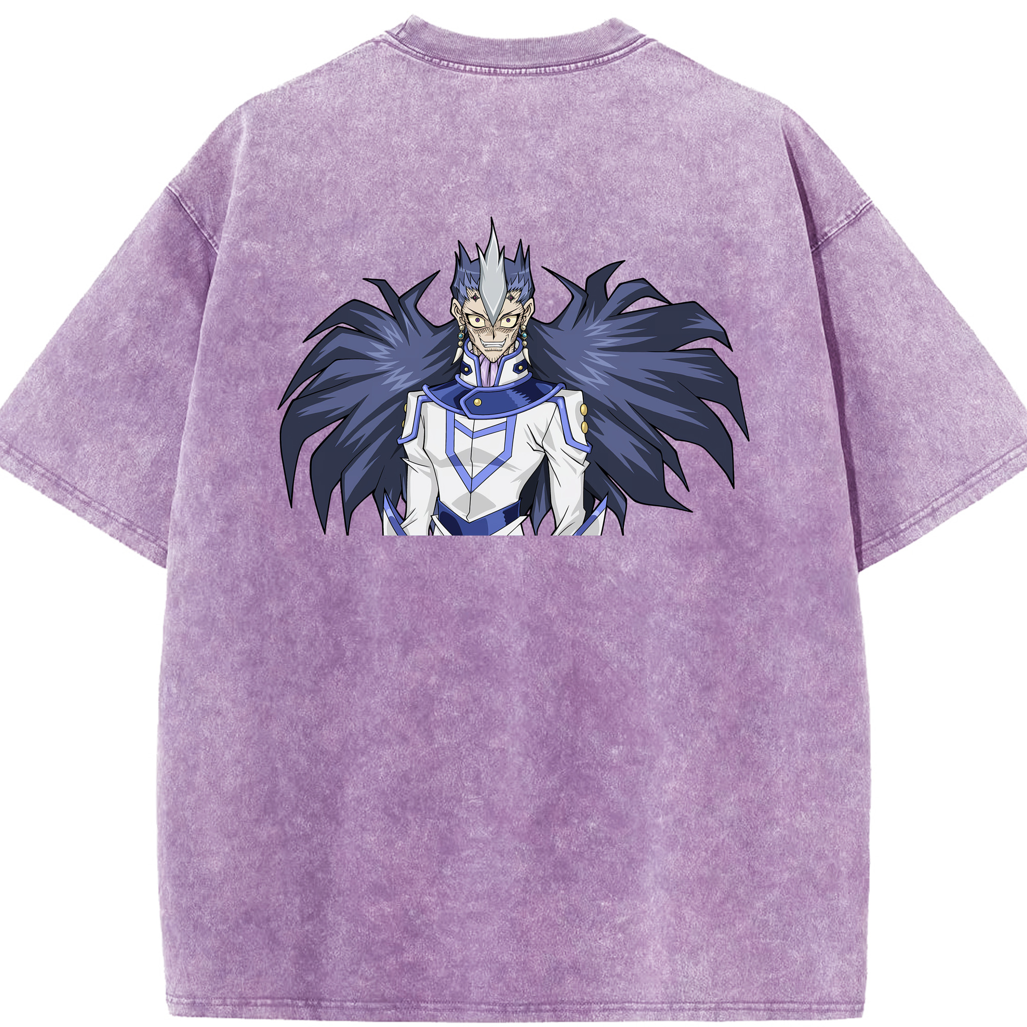 （画像用） 遊☆戯☆王 Yu-Gi-Oh! 綿100% ヴィンテージ風 半袖Tシャツ（背面プリント）