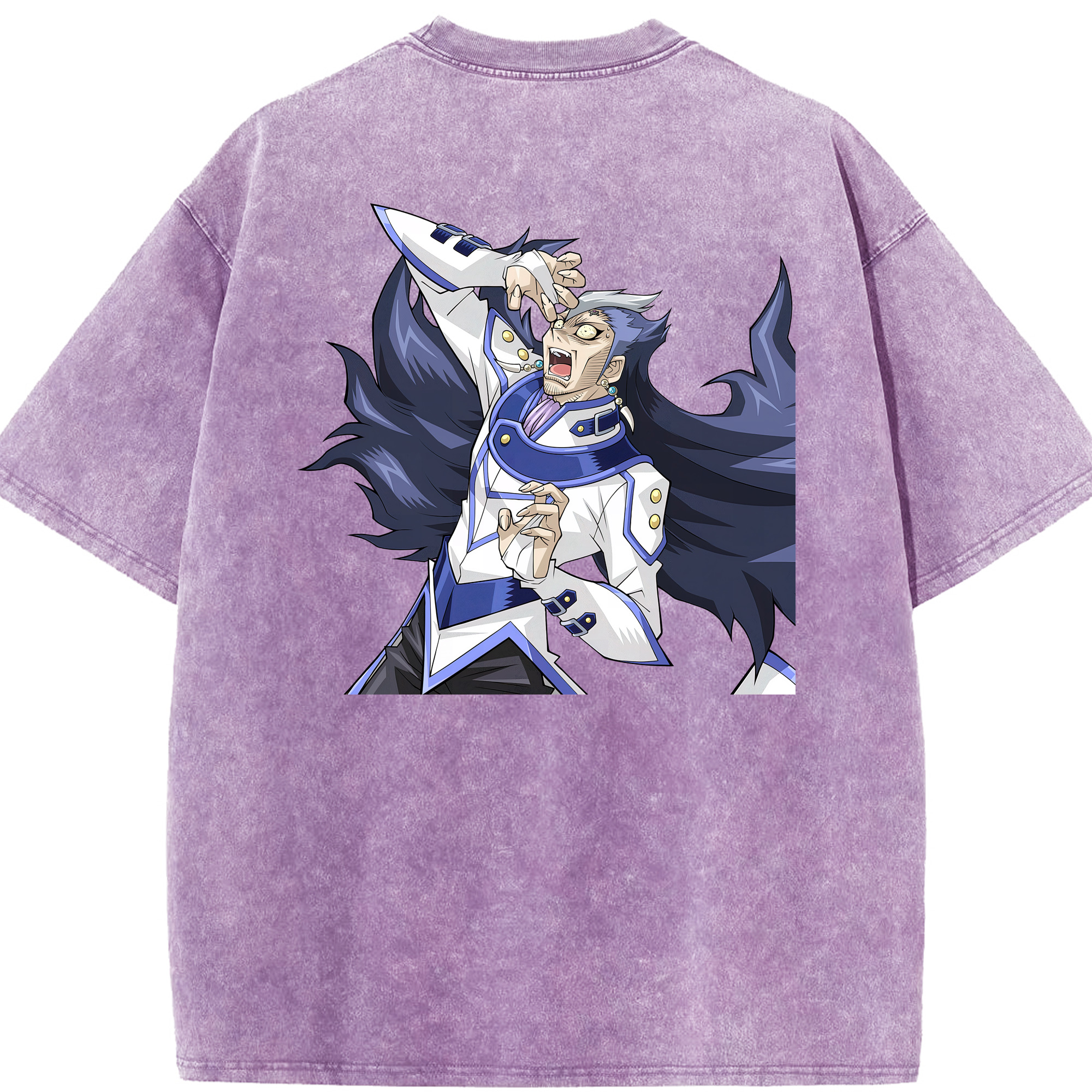 （画像用） 遊☆戯☆王 Yu-Gi-Oh! 綿100% ヴィンテージ風 半袖Tシャツ（背面プリント）