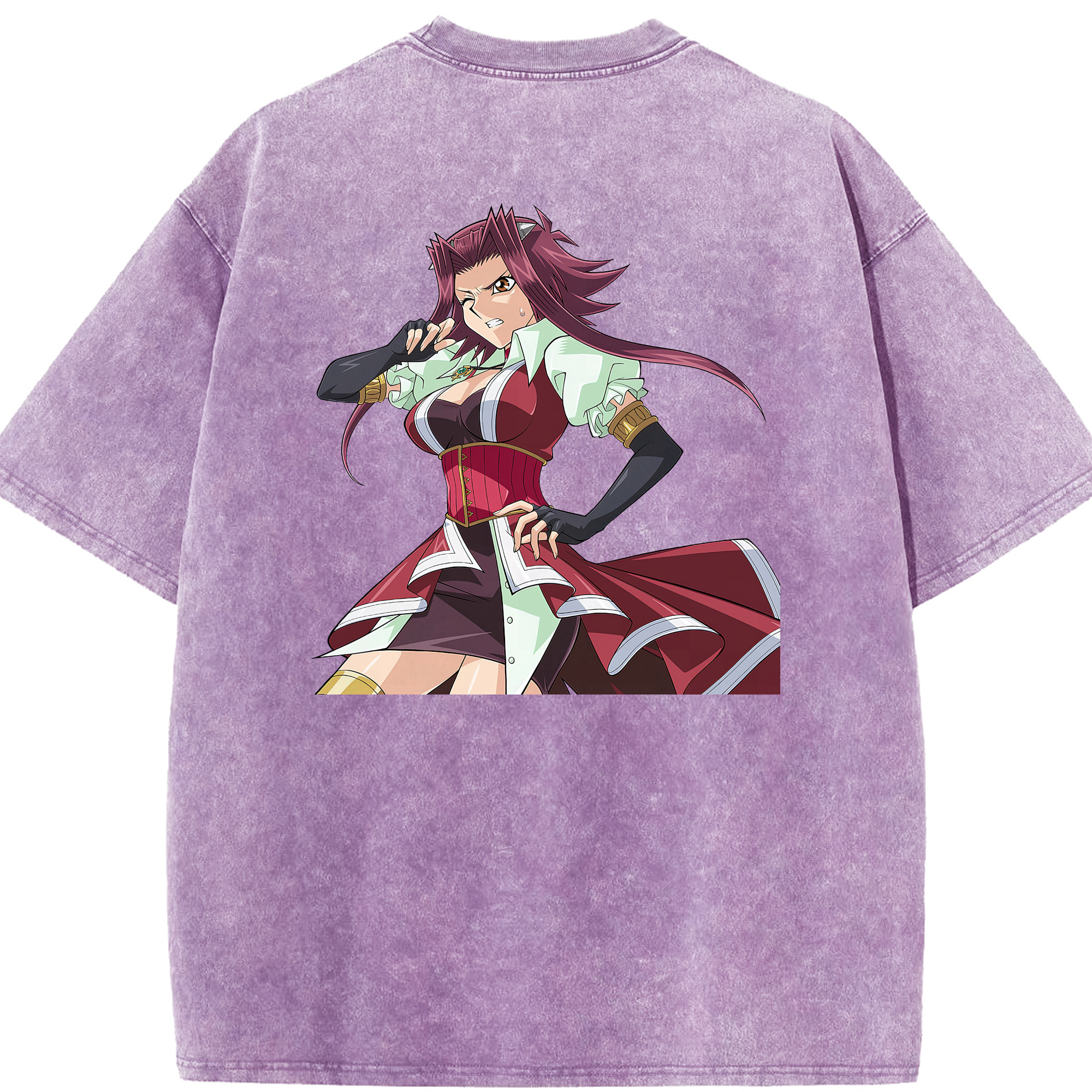 （画像用） 遊☆戯☆王 Yu-Gi-Oh! 綿100% ヴィンテージ風 半袖Tシャツ（背面プリント）