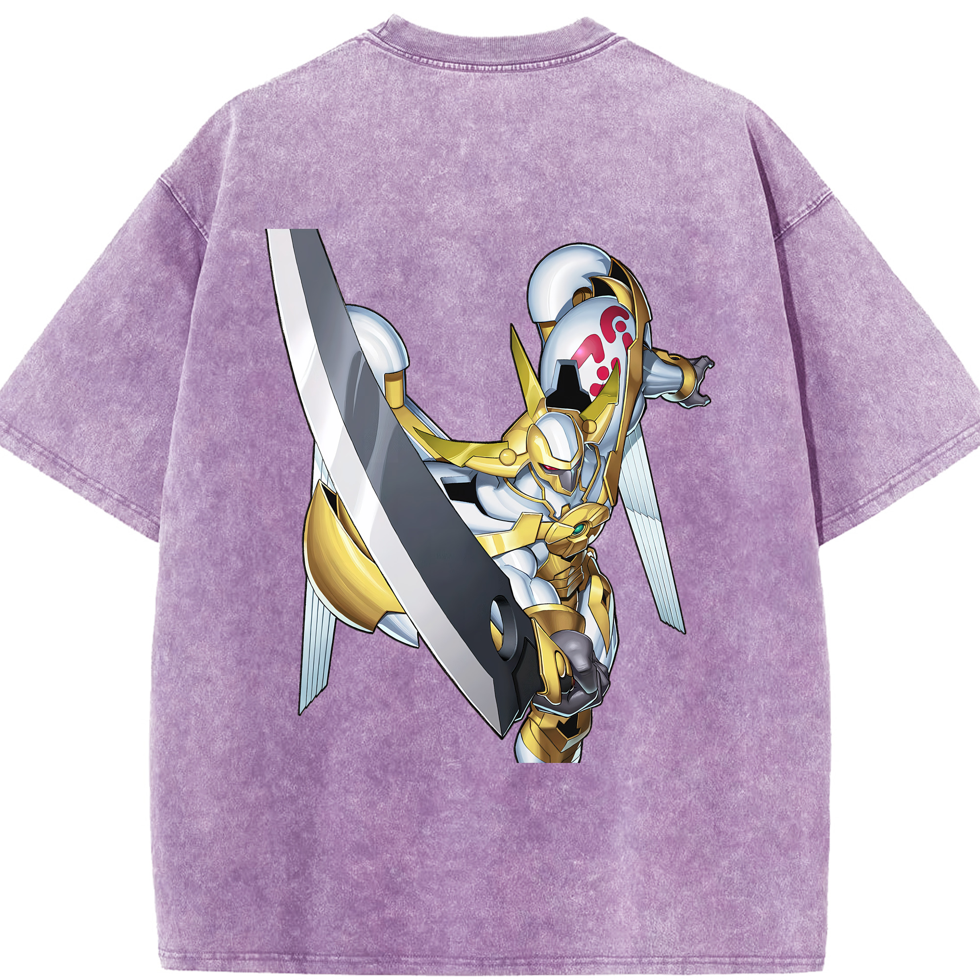 （画像用） 遊☆戯☆王 Yu-Gi-Oh! 綿100% ヴィンテージ風 半袖Tシャツ（背面プリント）