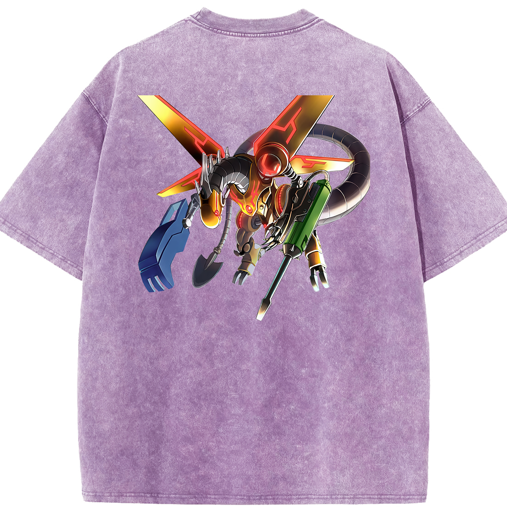 （画像用） 遊☆戯☆王 Yu-Gi-Oh! 綿100% ヴィンテージ風 半袖Tシャツ（背面プリント）