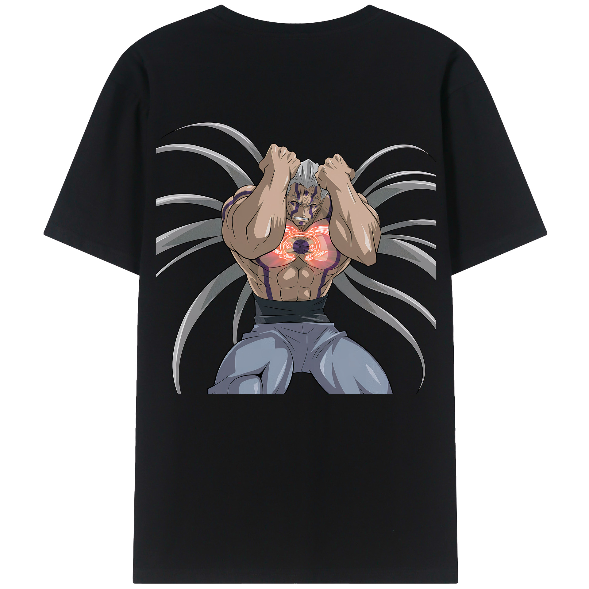 （画像用） 遊☆戯☆王 Yu-Gi-Oh! 綿100％ メンズ半袖Tシャツ（バックプリント） 通気性