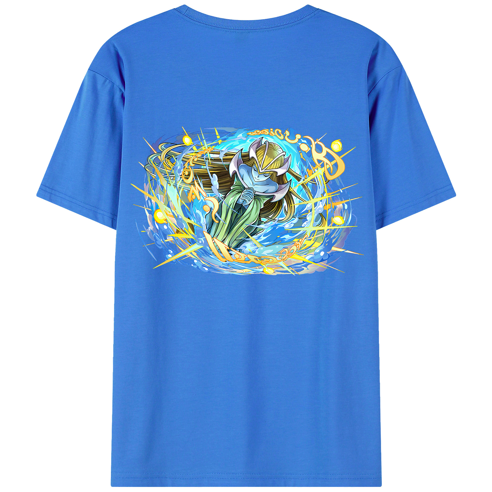 （画像用） 遊☆戯☆王 Yu-Gi-Oh! 綿100％ メンズ半袖Tシャツ（バックプリント） 通気性