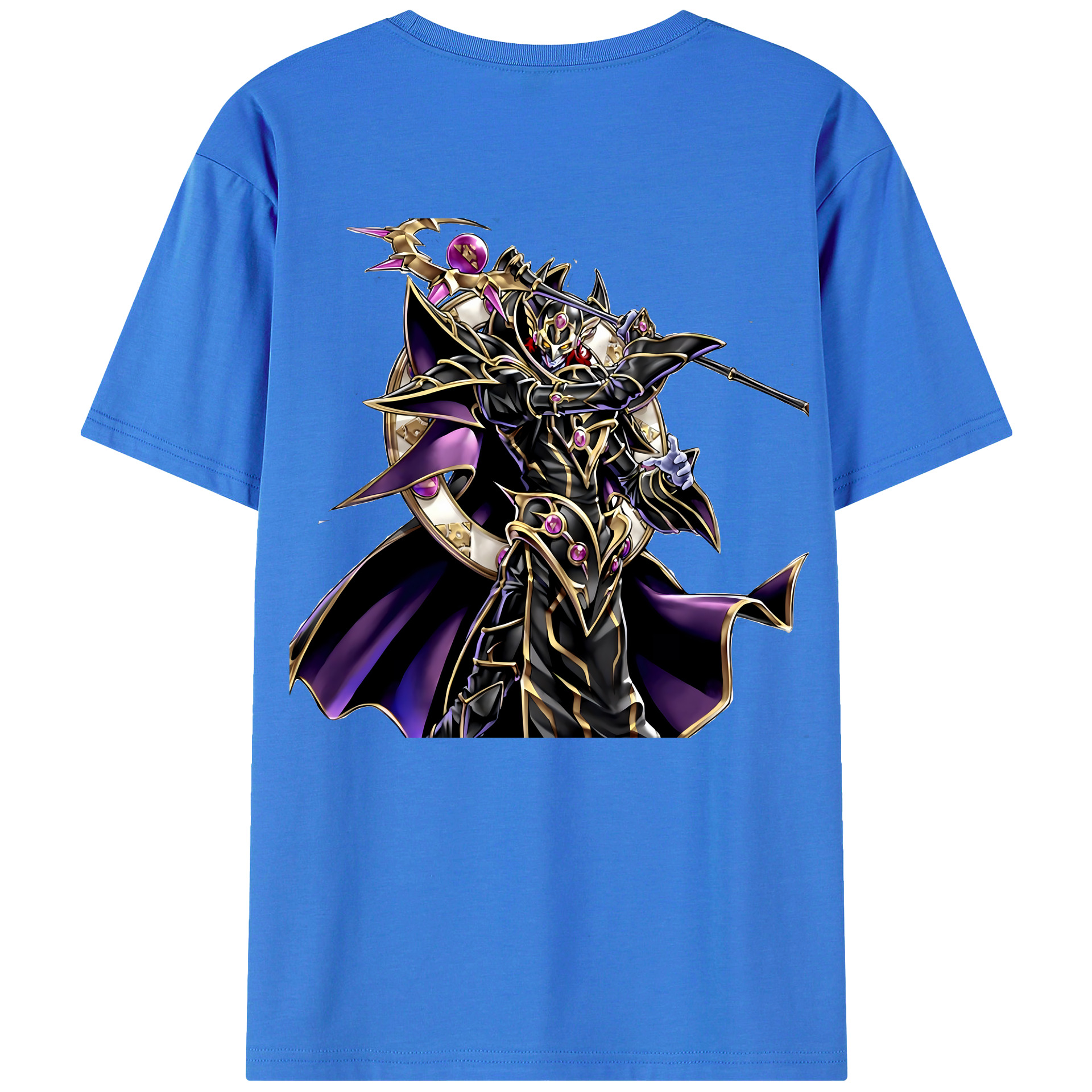（画像用） 遊☆戯☆王 Yu-Gi-Oh! 綿100％ メンズ半袖Tシャツ（バックプリント） 通気性