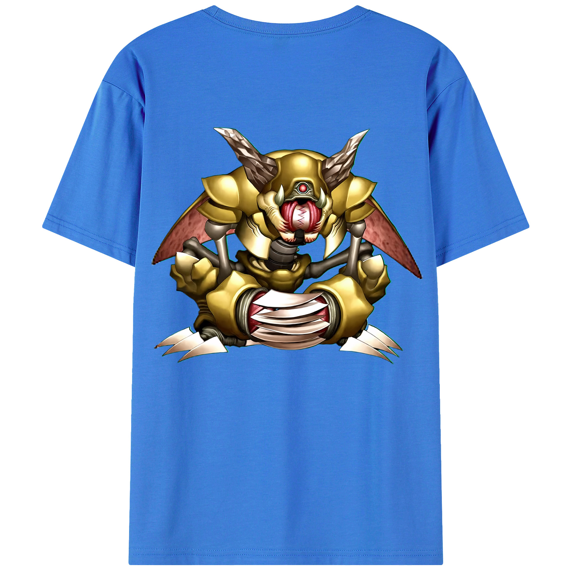 （画像用） 遊☆戯☆王 Yu-Gi-Oh! 綿100％ メンズ半袖Tシャツ（バックプリント） 通気性