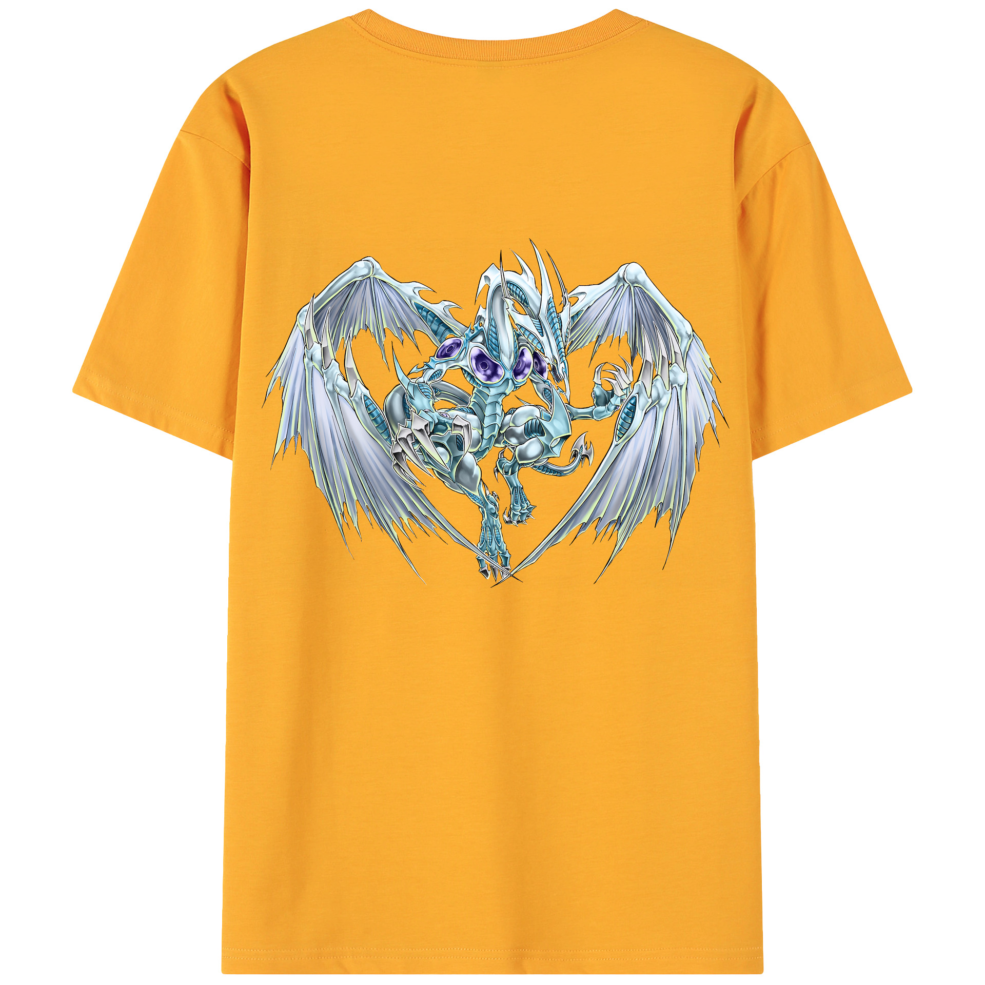 （画像用） 遊☆戯☆王 Yu-Gi-Oh! 綿100％ メンズ半袖Tシャツ（バックプリント） 通気性